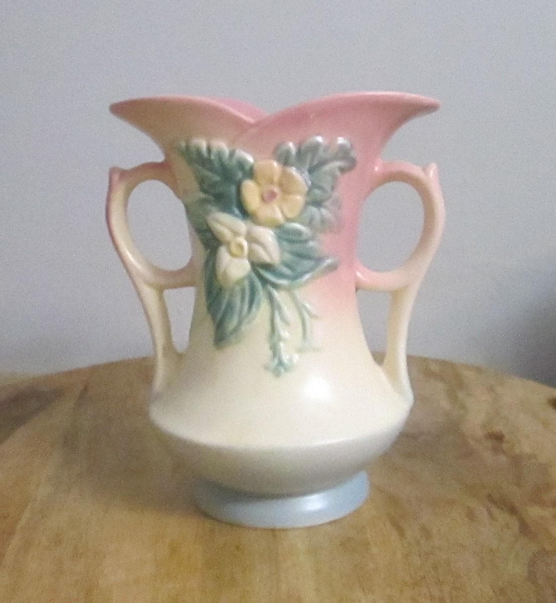 Vintage Hull Art Pottery Pastel Floral Vase