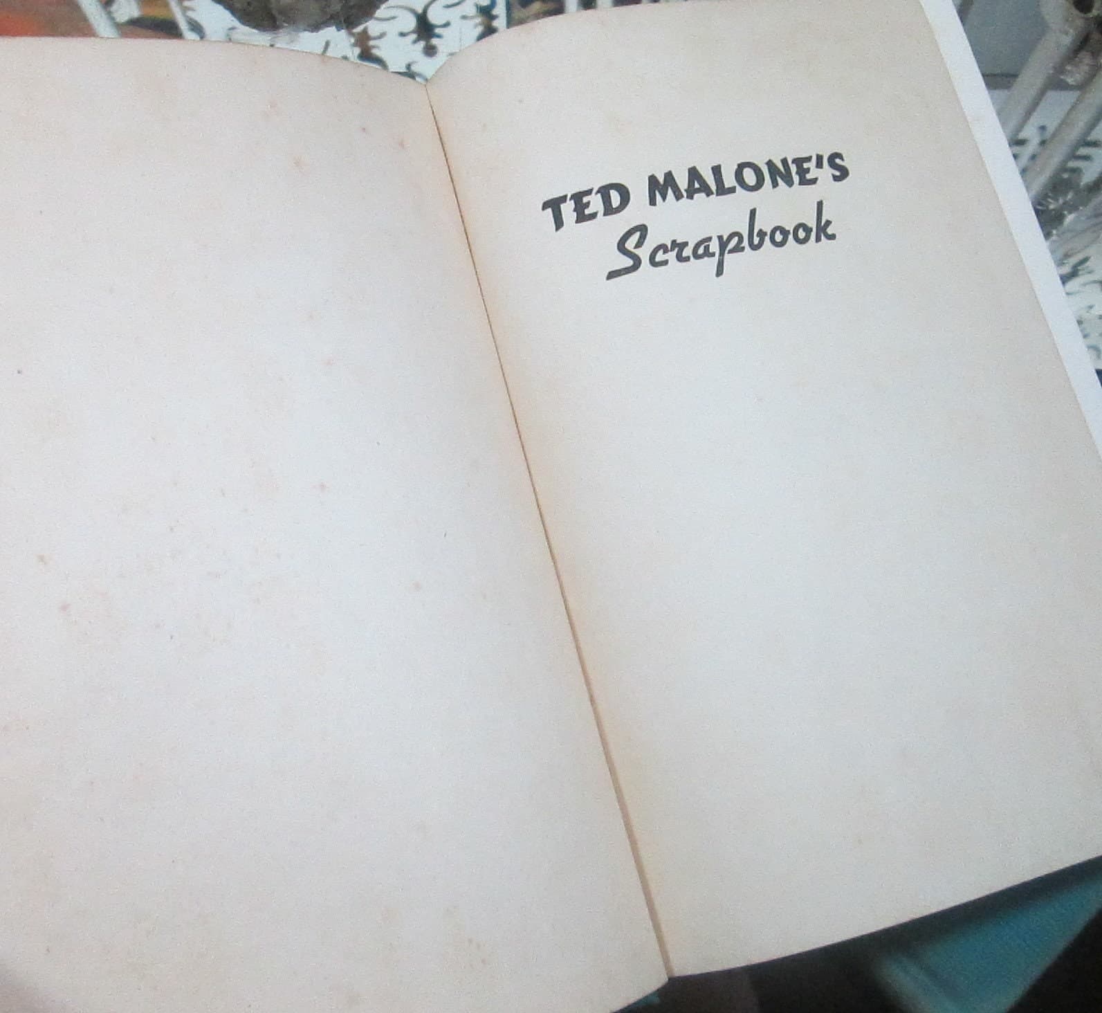 Vintage Book Ted Malone's Scrapbook, 1941 - Thumbnail 3