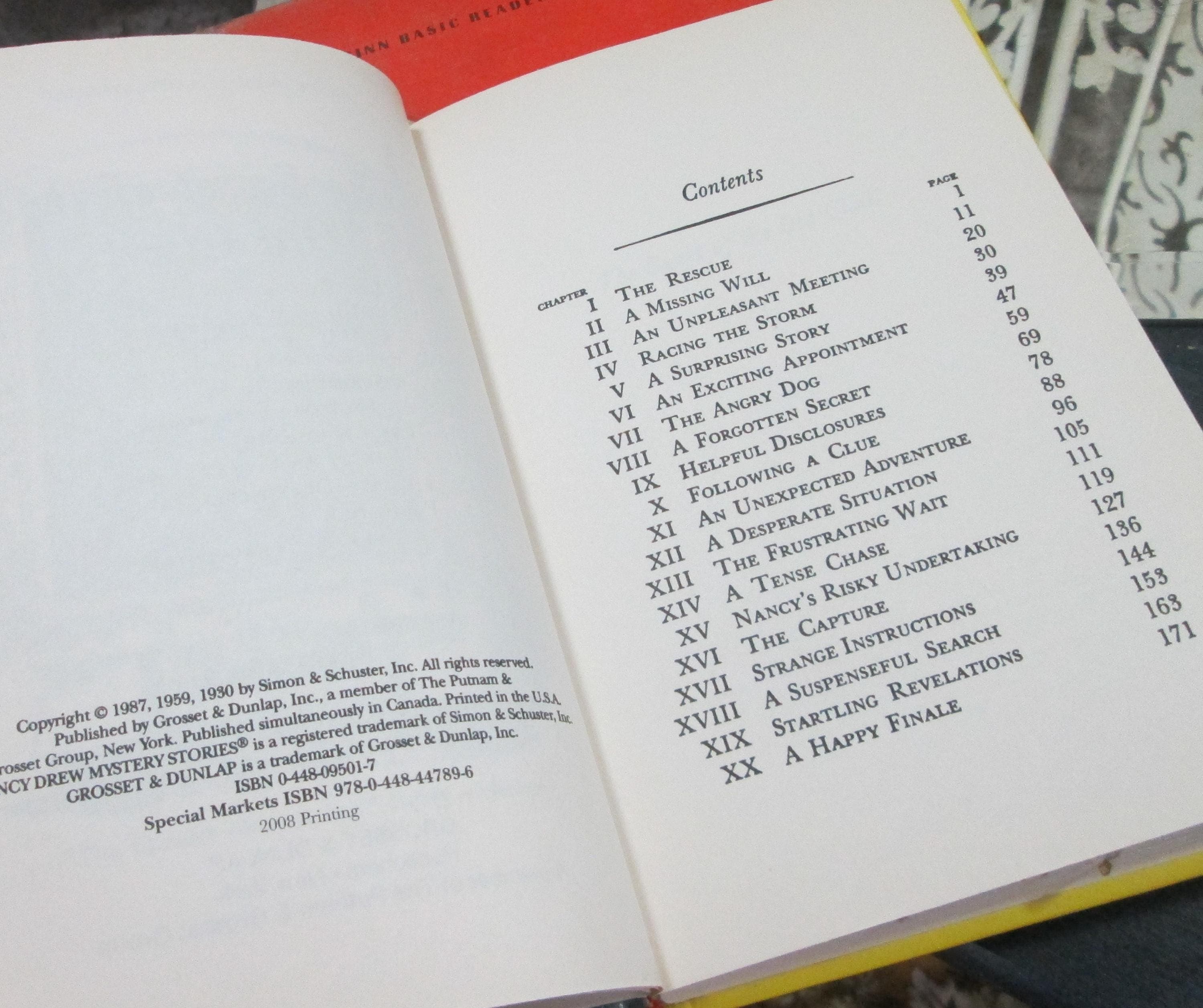 Nancy Drew The Secret of the Old Clock, 1987 Edition - Thumbnail 4