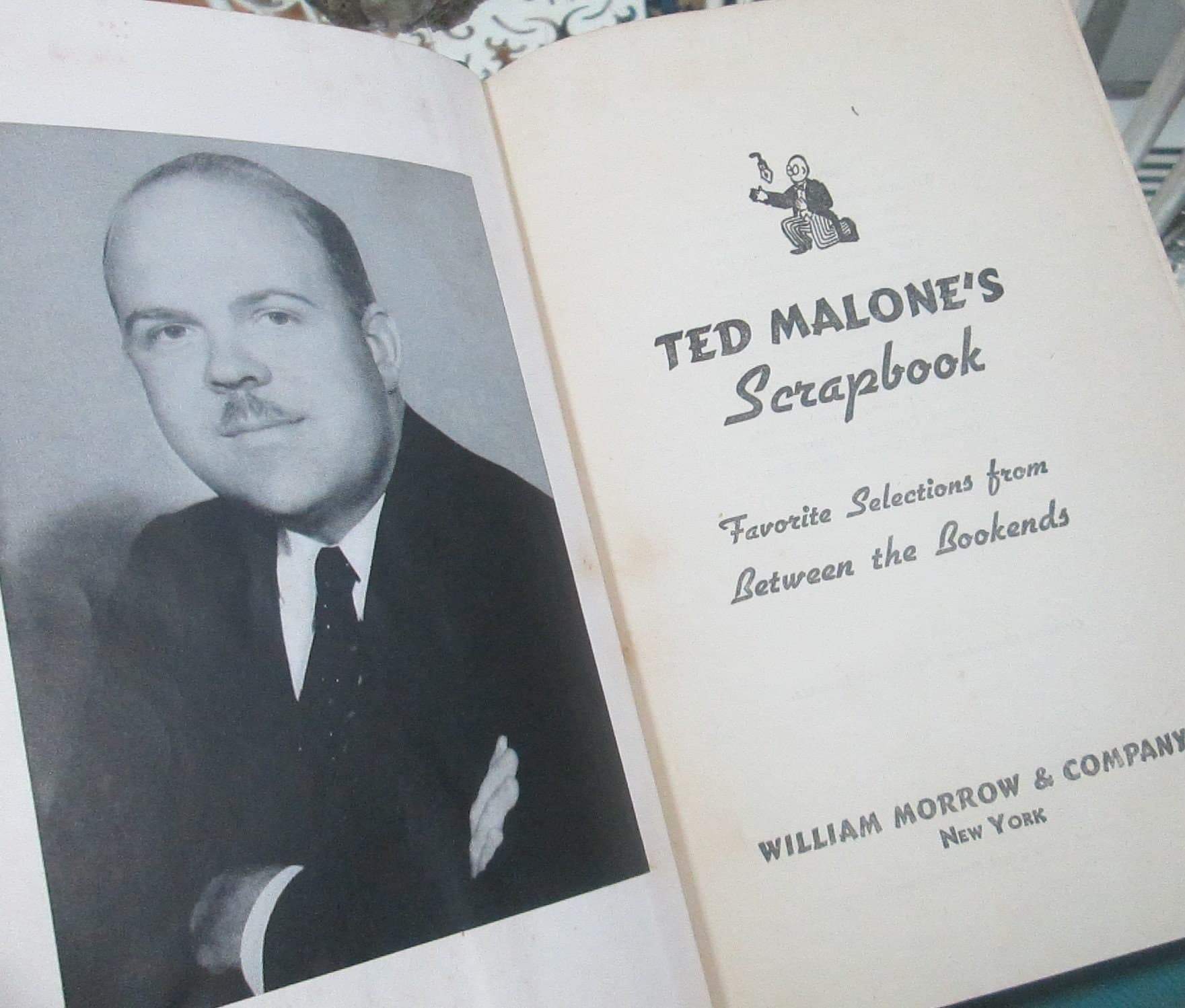 Vintage Book Ted Malone's Scrapbook, 1941 - Thumbnail 4