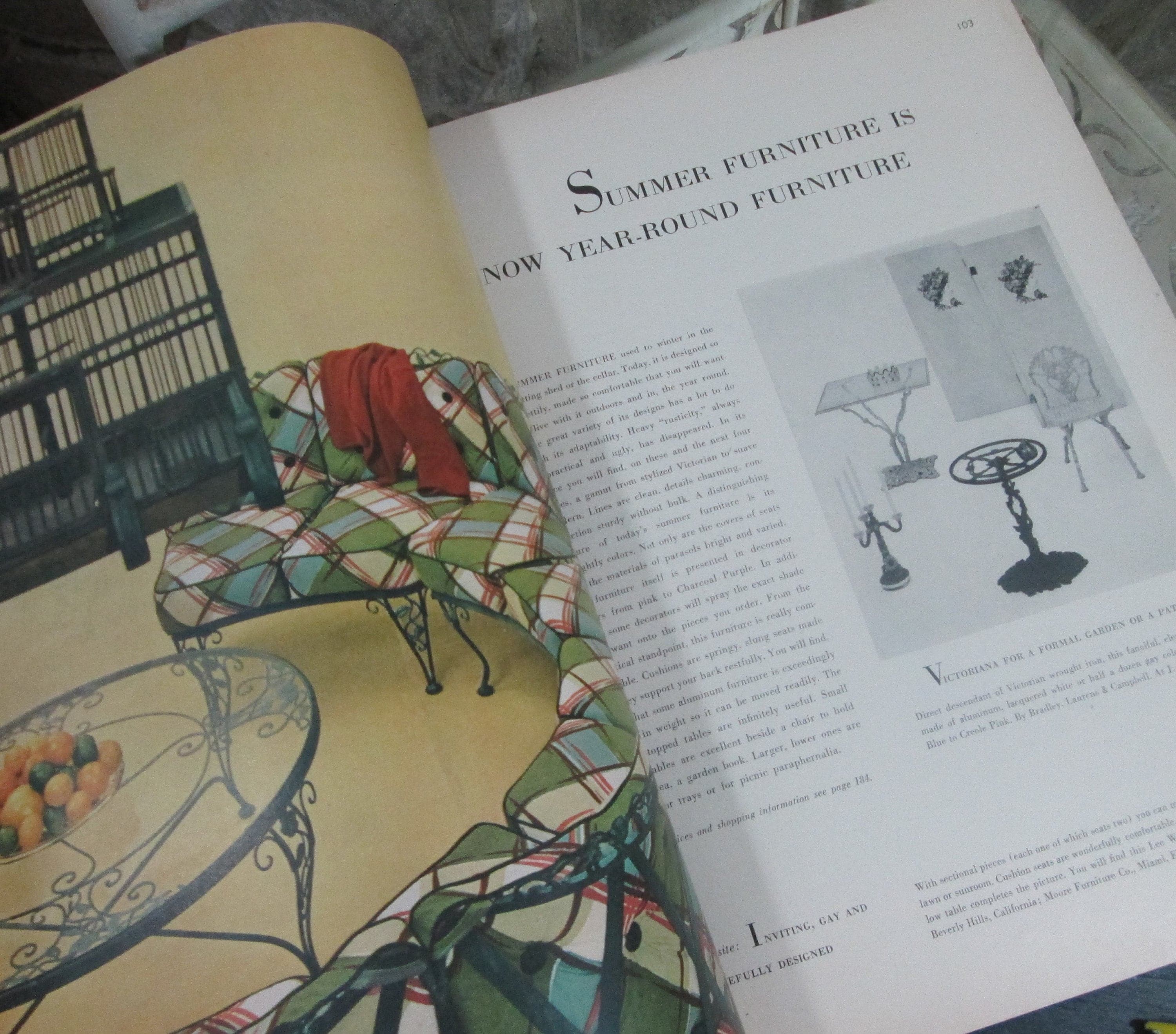 Vintage 1948 House & Garden Magazine - Thumbnail 3