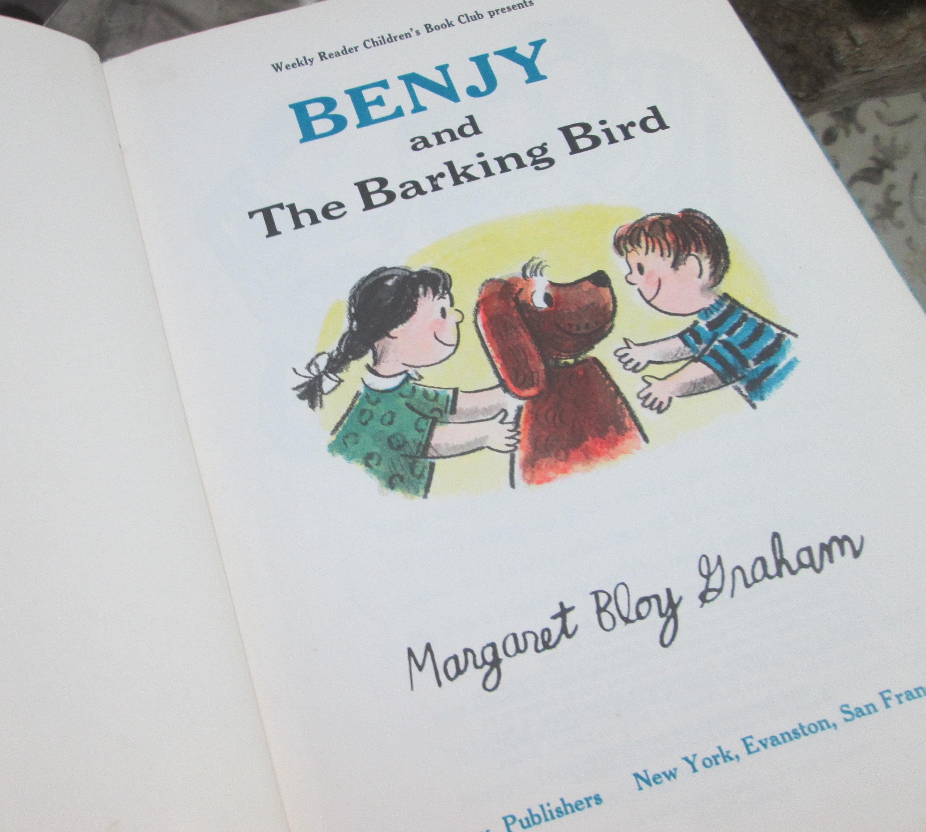 Benjy and The Barking Bird by Margaret Bloy Graham, 1971, Vintage Children's Book - Thumbnail 3