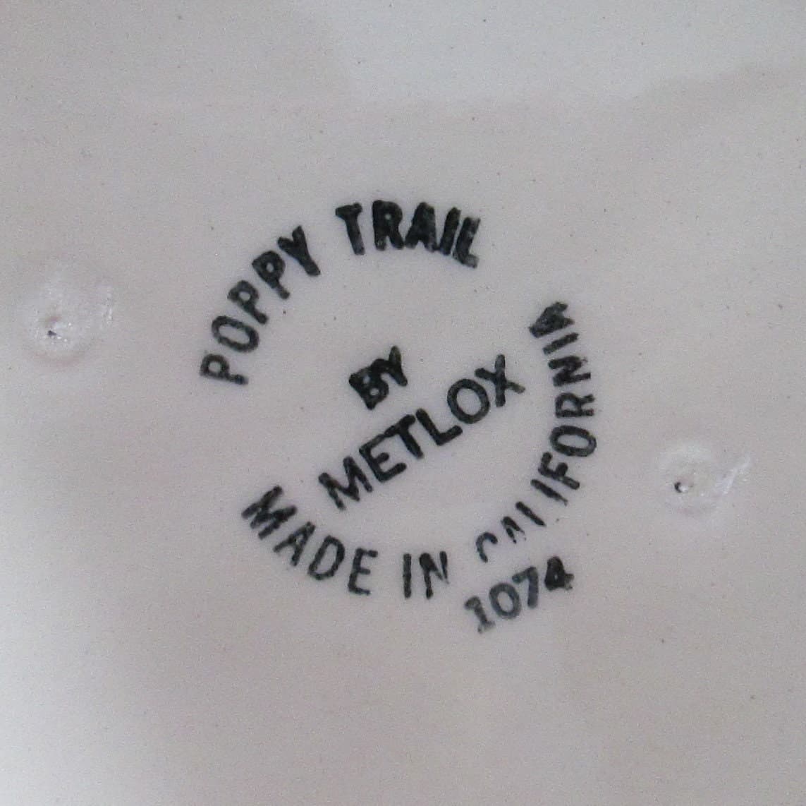Vintage Metlox Poppytrail Green Sauce or Gravy Boat - Thumbnail 3