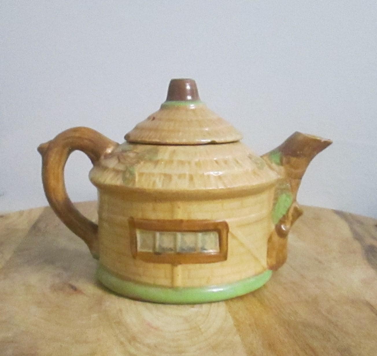 Vintage Japanese Cottage Form Teapot - Thumbnail 2