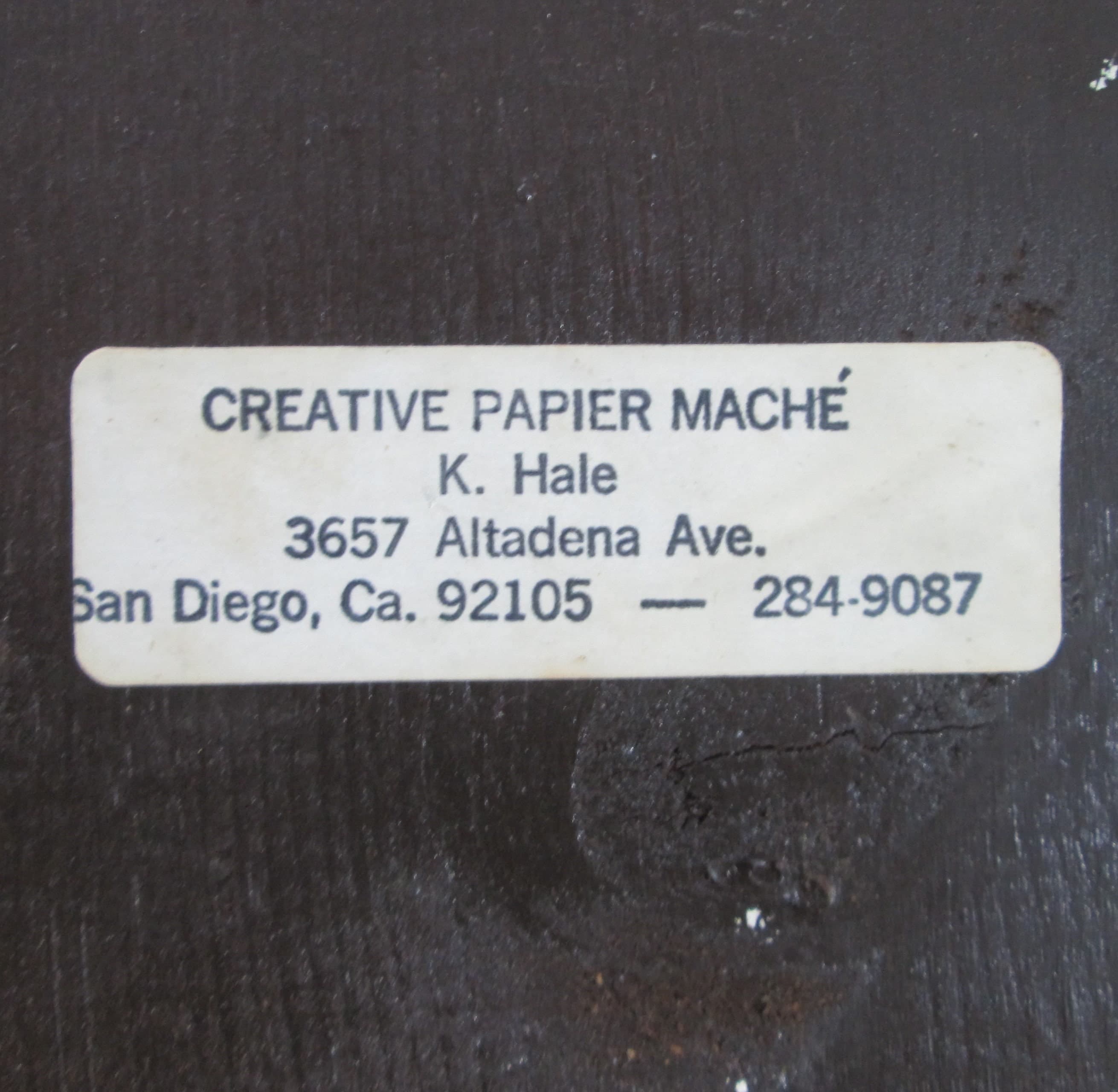 Vintage K. Hale Paper Mache Dog Pictures - Thumbnail 2