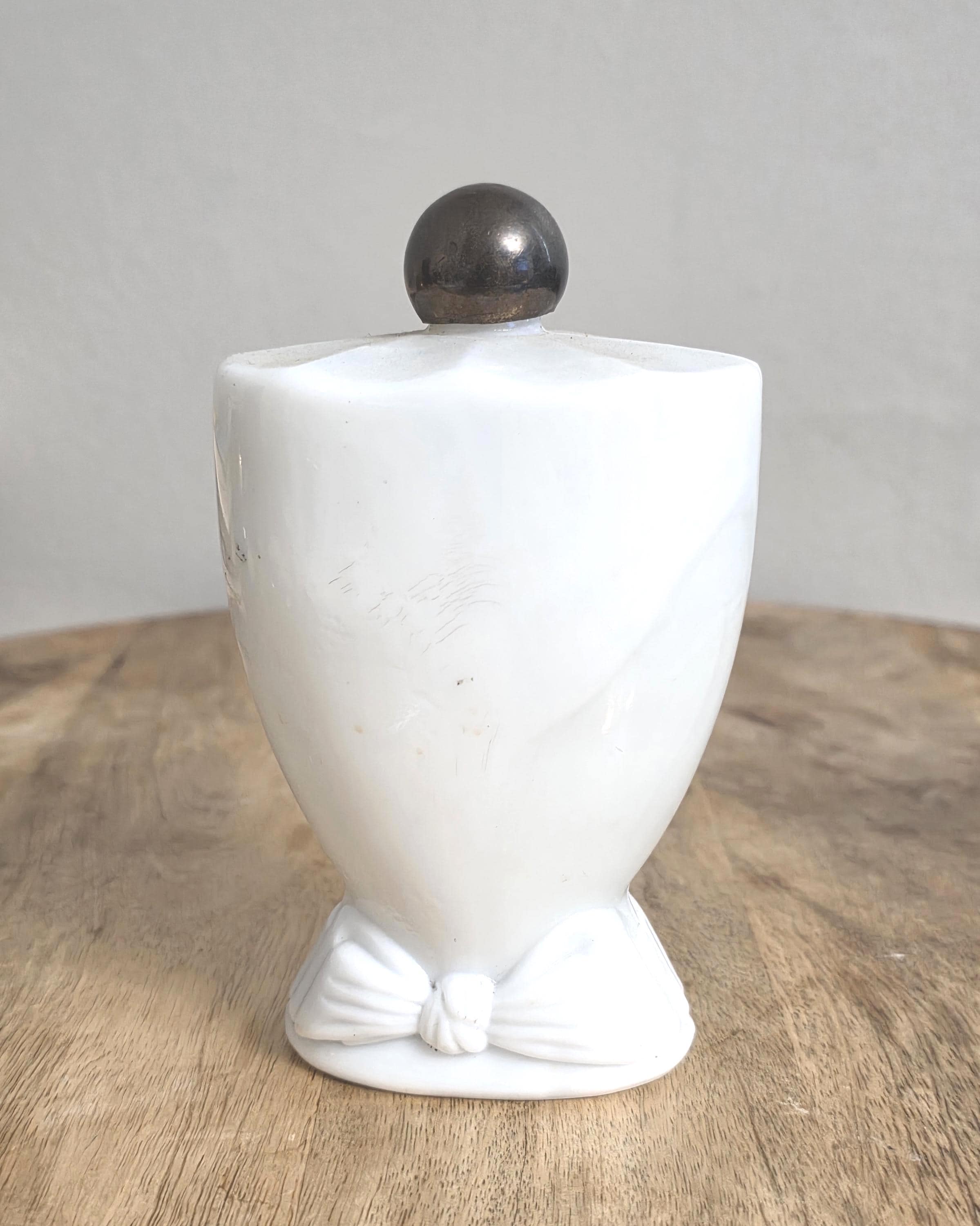 Vintage Coquette Cologne Milk Glas Bottle - Thumbnail 3