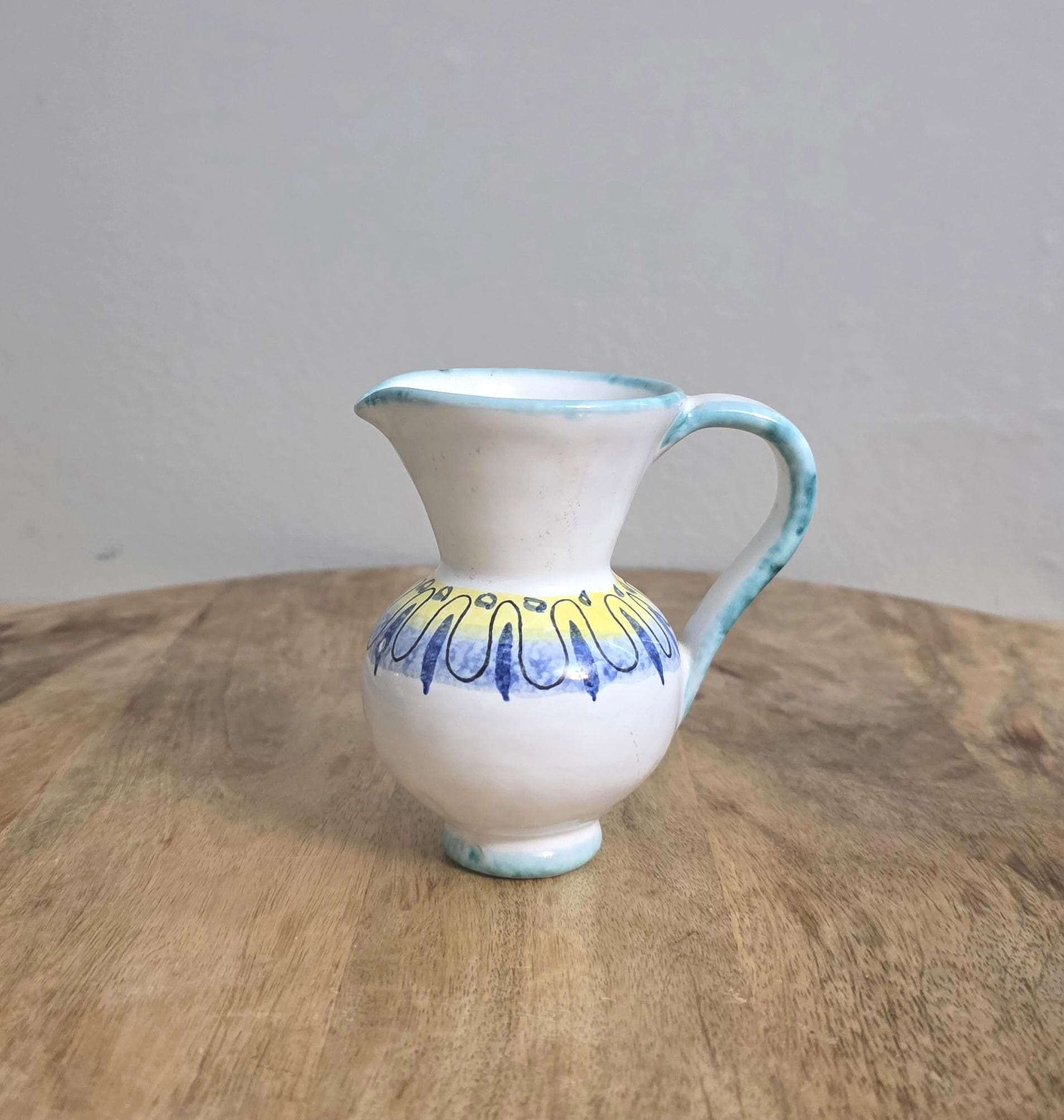 Vintage Italian Pottery Mini Pitcher