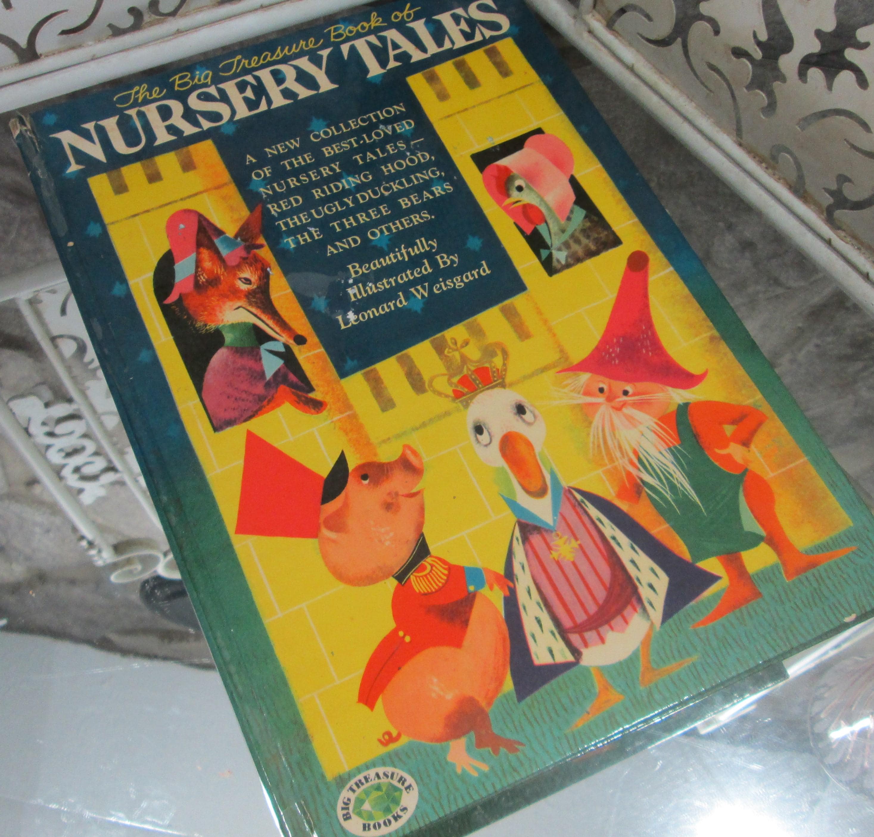 The Big Treasure Book of Nursery Tales Illustrated by Leonard Weisgard, 1954