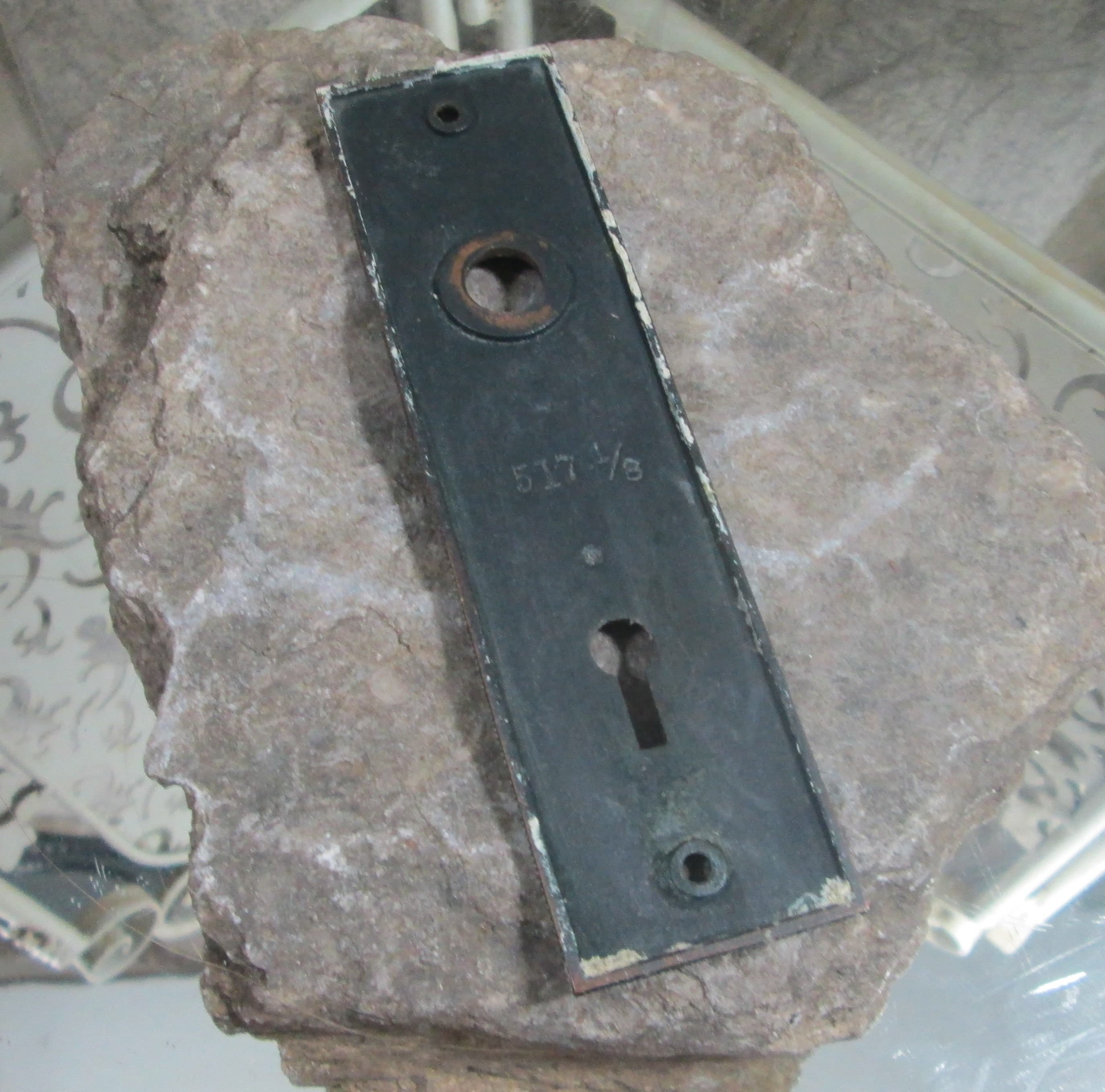 Antique Bronze Eastlake Escutcheon Plate - Thumbnail 2