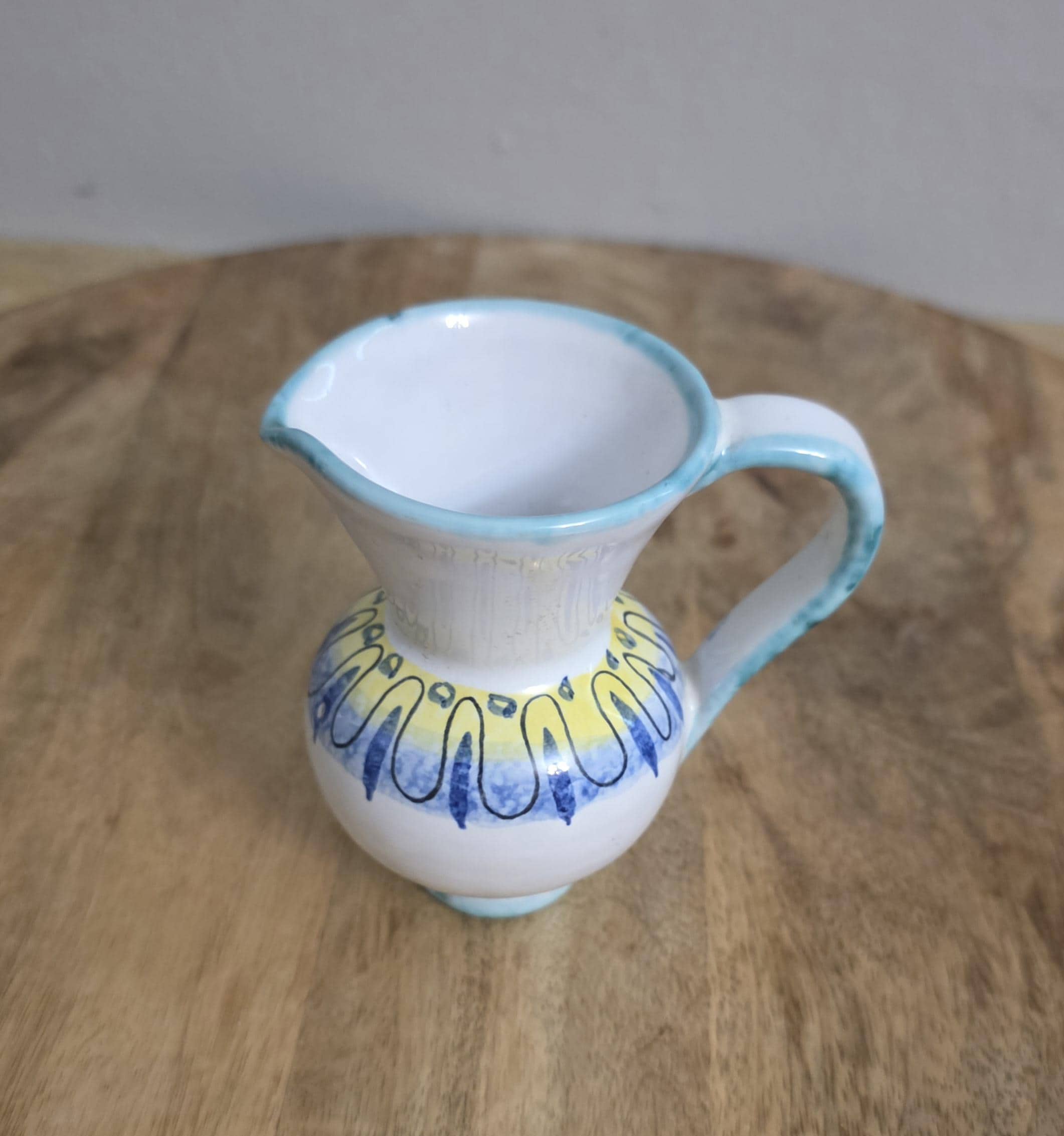 Vintage Italian Pottery Mini Pitcher - Thumbnail 2