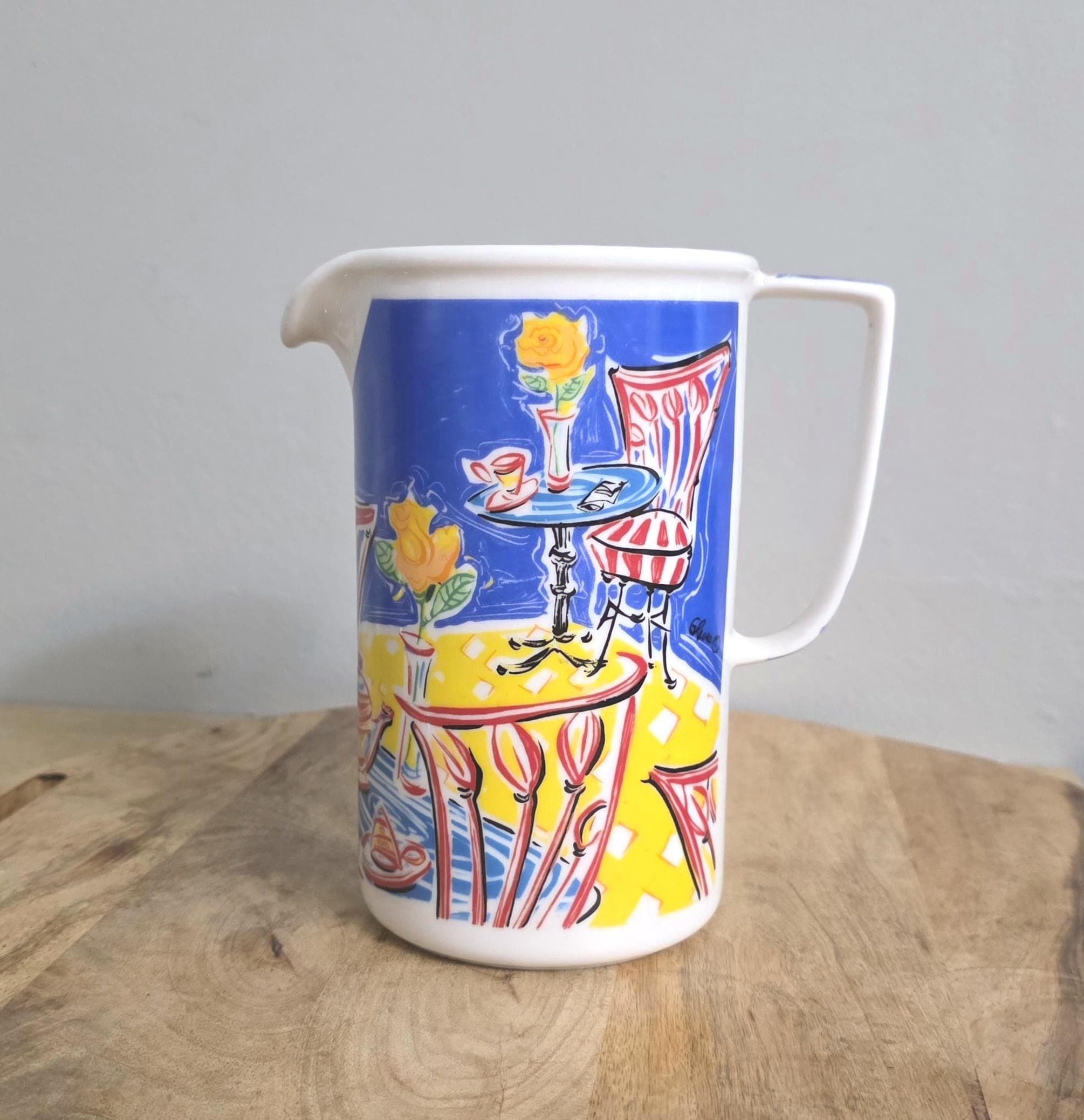 Vintage Mary Graves Cafe Design Pitcher