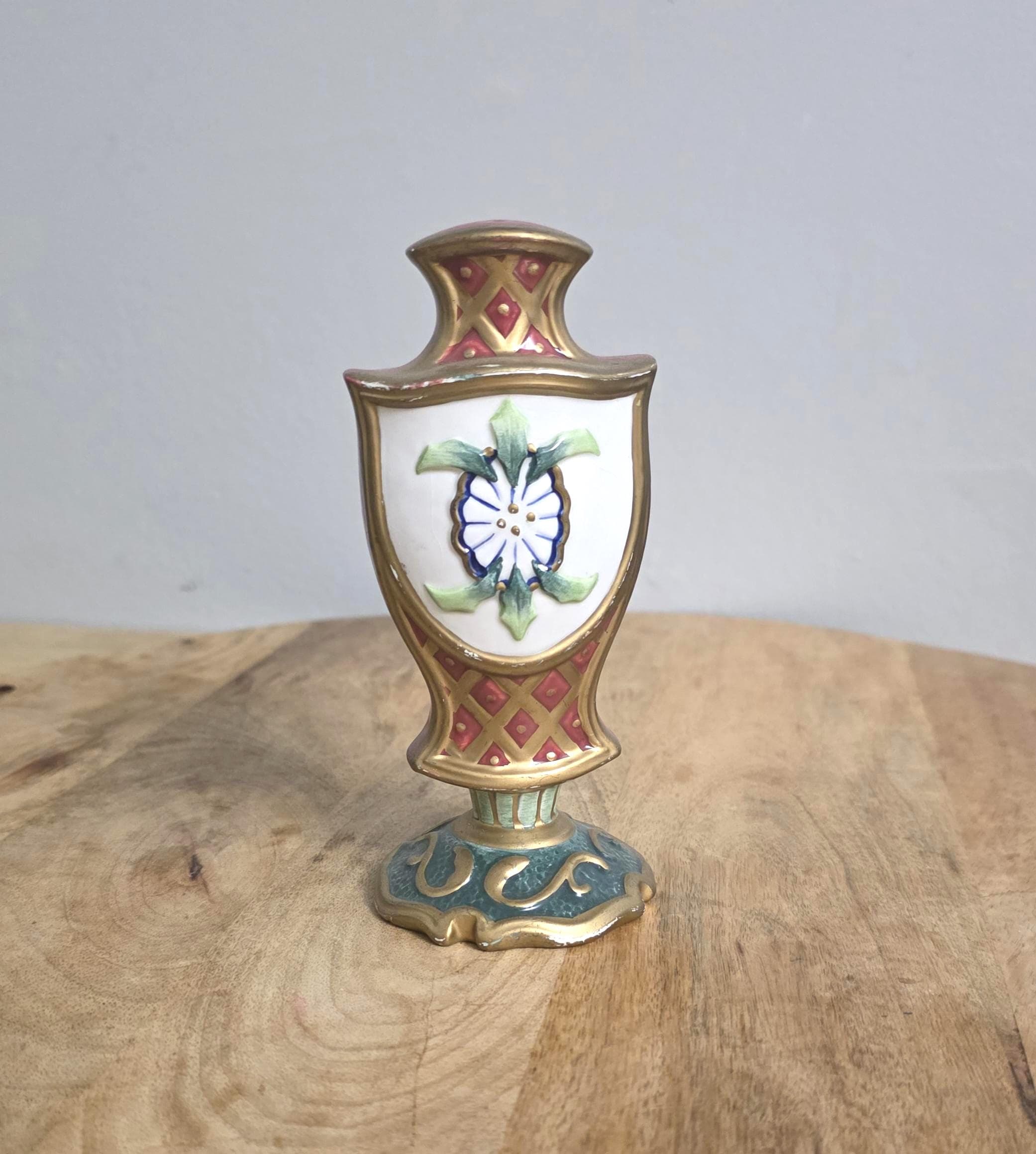 Vintage Fitz & Floyd Classics Christmas Court Salt Shaker, Christmas Decor - Thumbnail 2