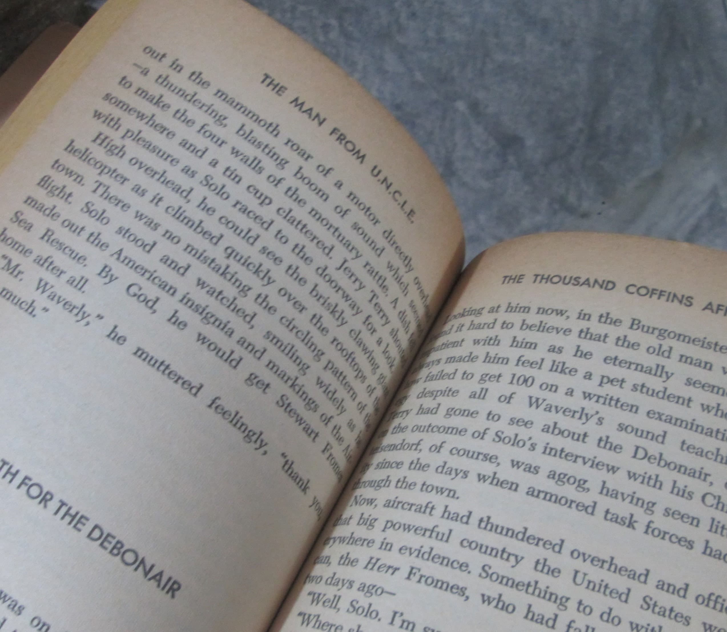 Vintage Man From U.N.C.L.E. The Thousand Coffins Affair 1965 Paperback - Thumbnail 2