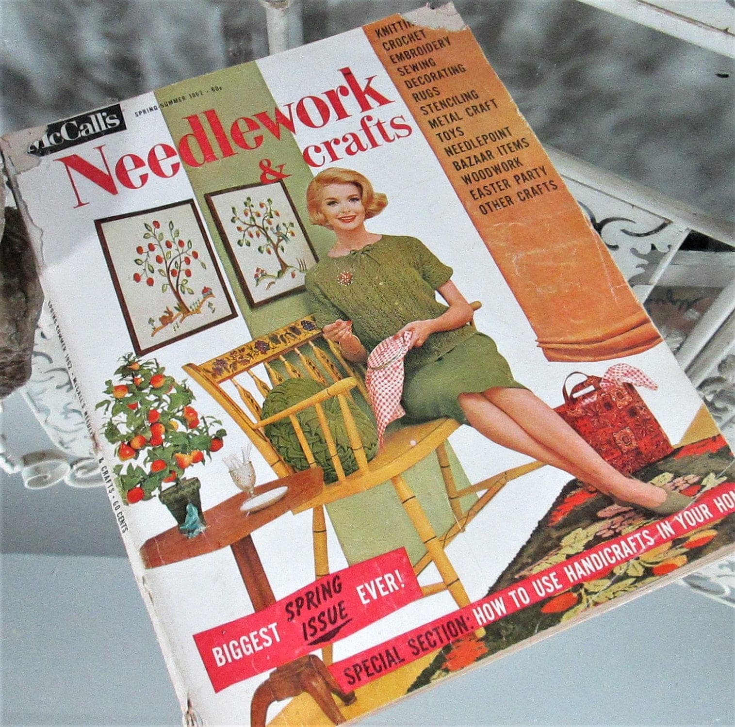Vintage McCall's Needlework & Crafts Pattern Book Spring/Summer 1962