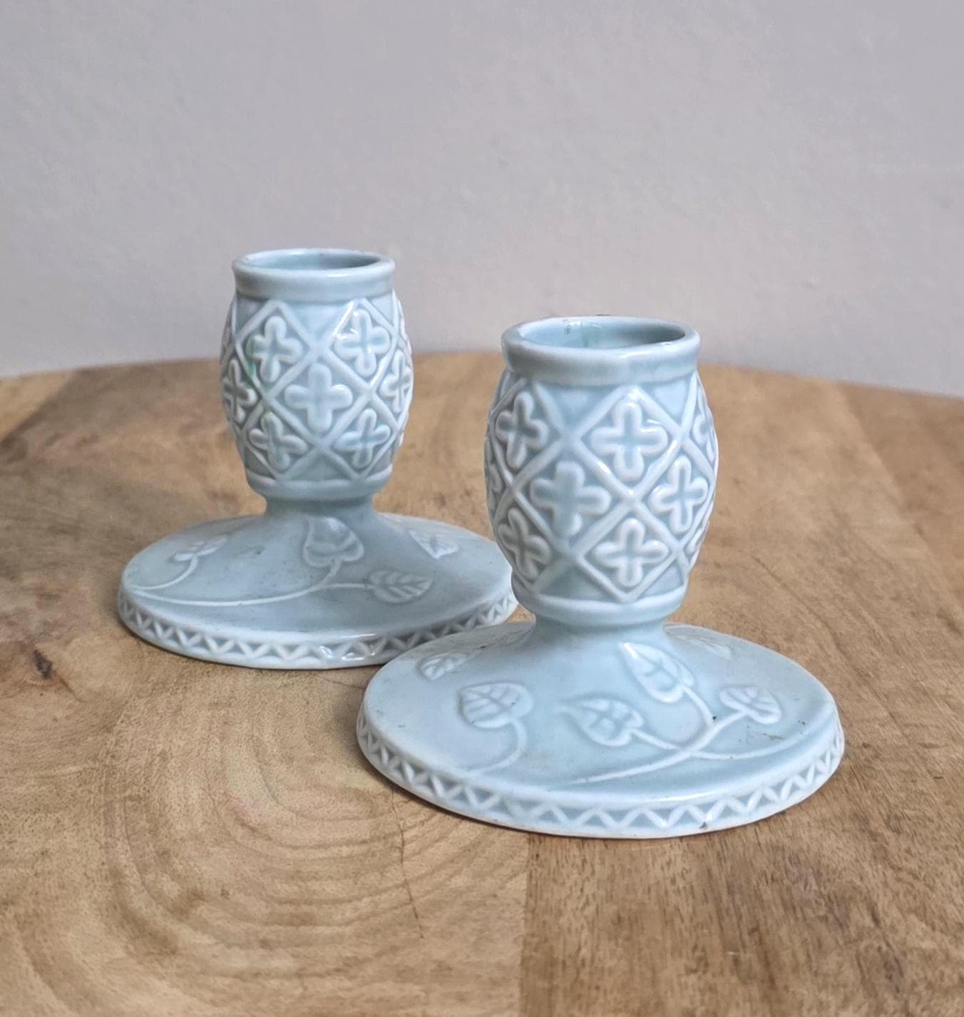 Vintage Goebel Cheryl Johnson Candle Holders