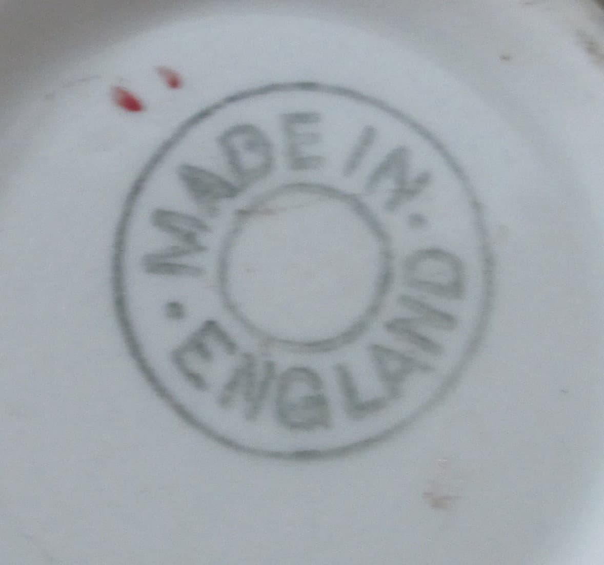 Vintage Elijah Cotton Lord Nelson Ware Red Polka Dot Demitasse Cup and Saucer - Thumbnail 3