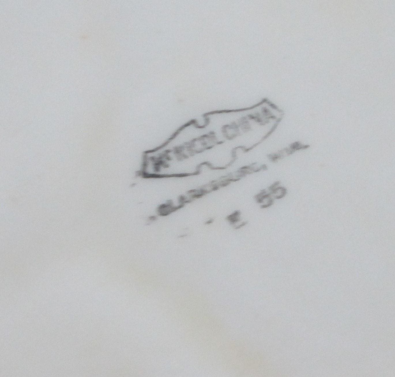 Vintage McNicol Restaurant Ware Red Windmill Grille Plate - Thumbnail 3