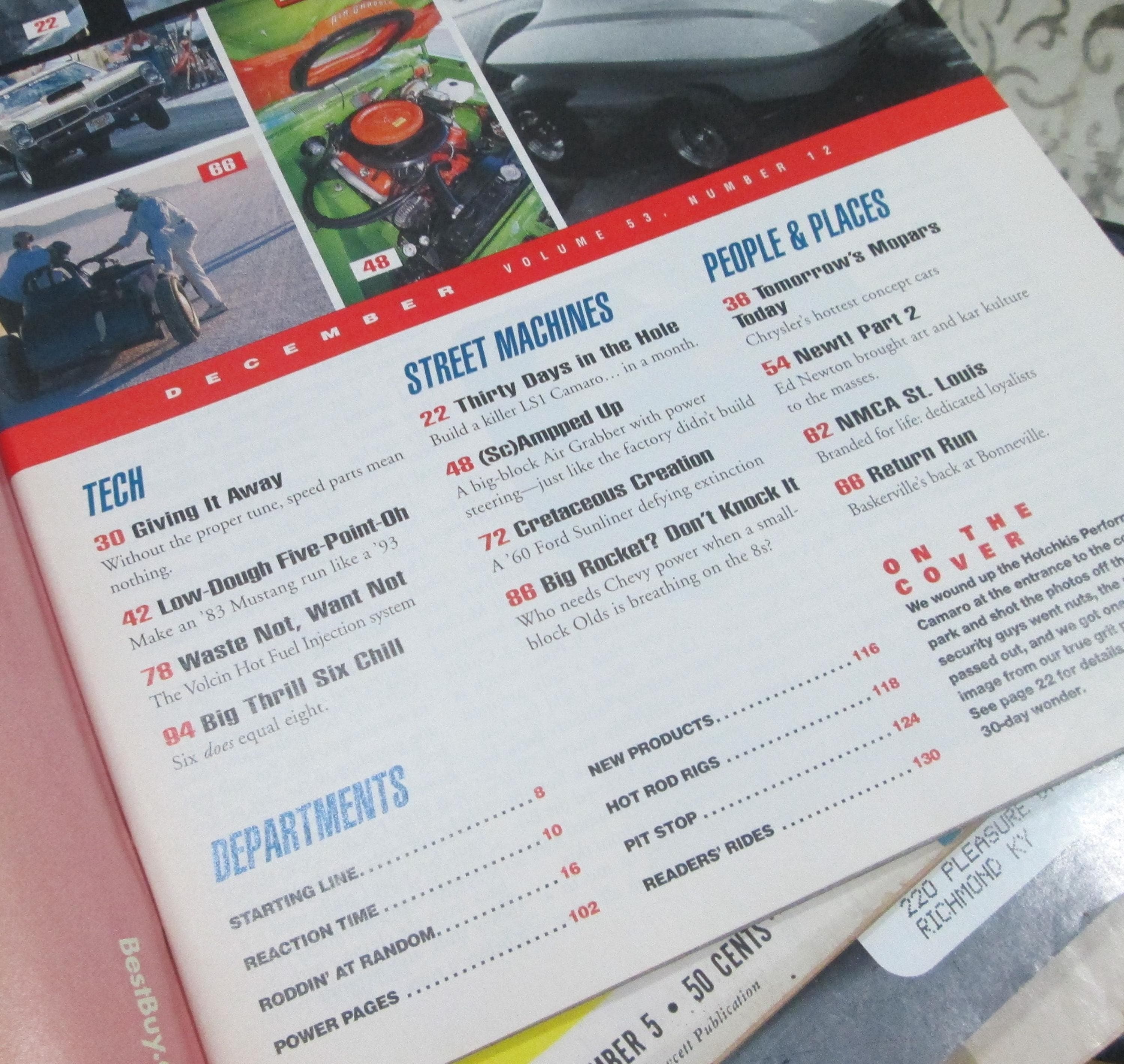 Vintage Hot Rod Magazine, December 2000 - Thumbnail 2