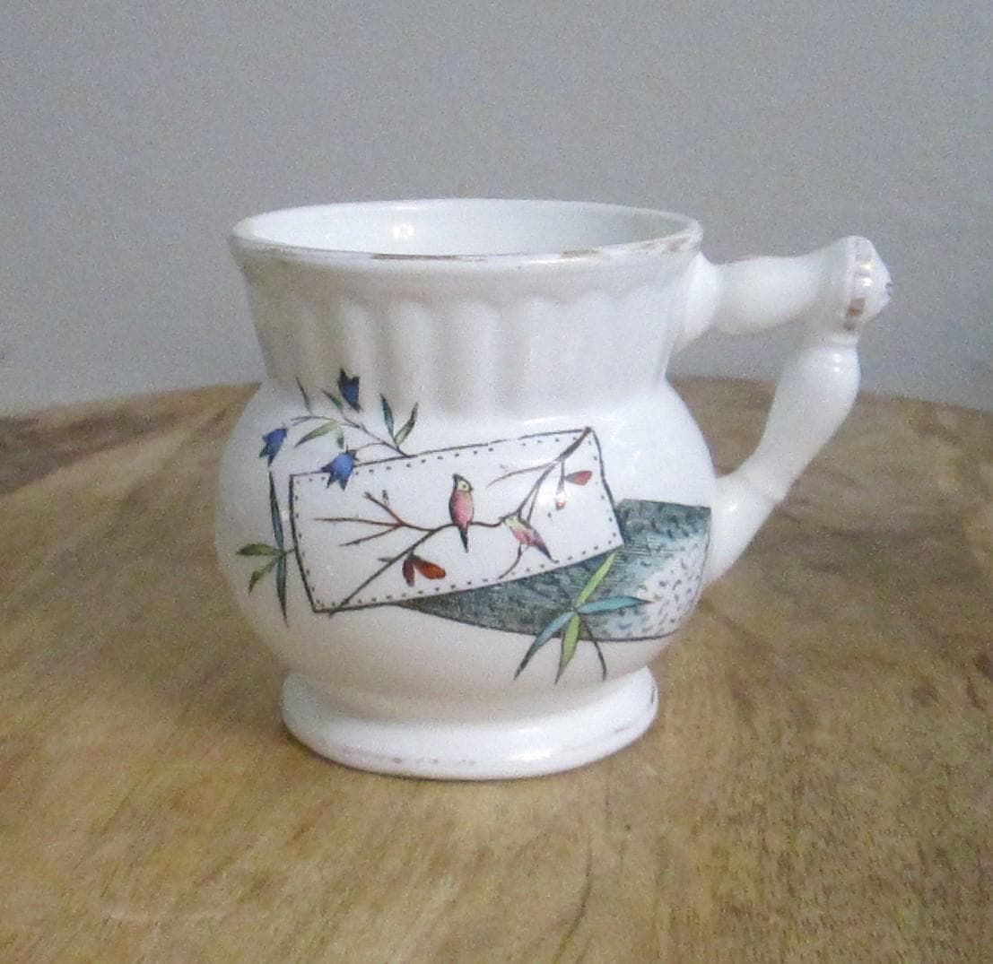 Antique Ironstone Shaving Mug