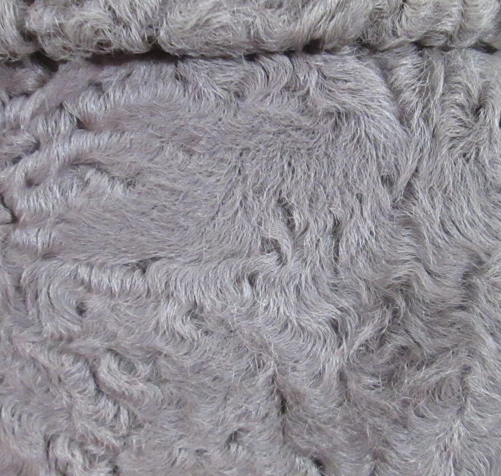 Vintage Rare 1940's Robert Marcus Paris Curly Lambs Wool Stole - Thumbnail 6