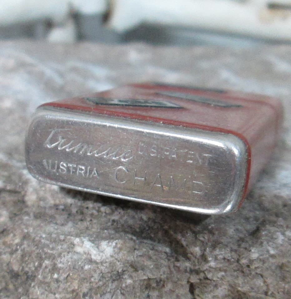 Vintage Champ Trimlite Austria Lighter, Travel Design - Thumbnail 3