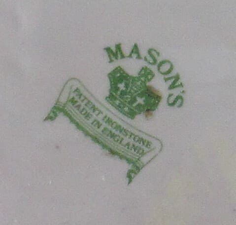 Vintage Mason's Ironstone Pear Design Tea Caddy - Thumbnail 3