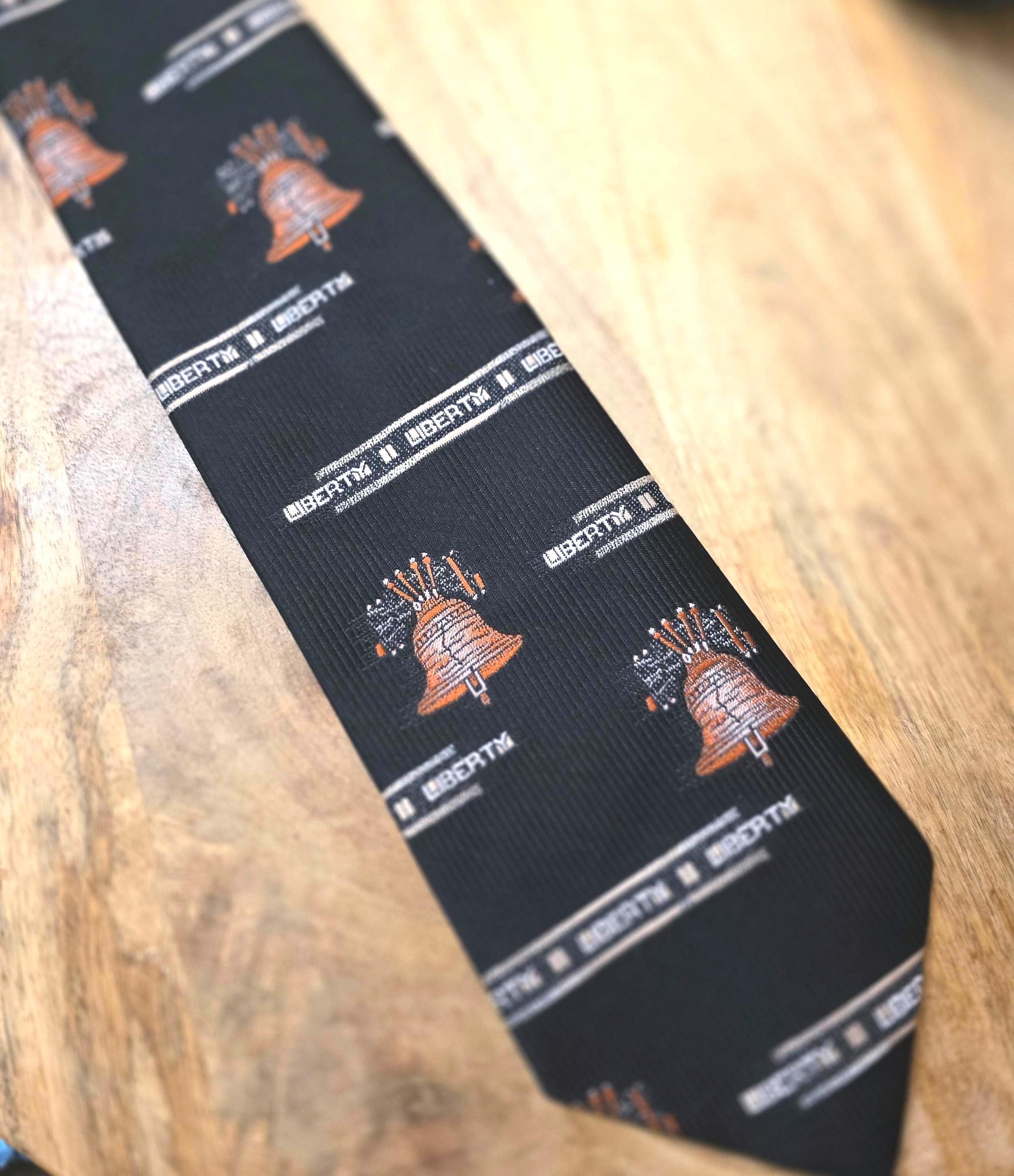Vintage Father's Day Liberty Bell History Tie