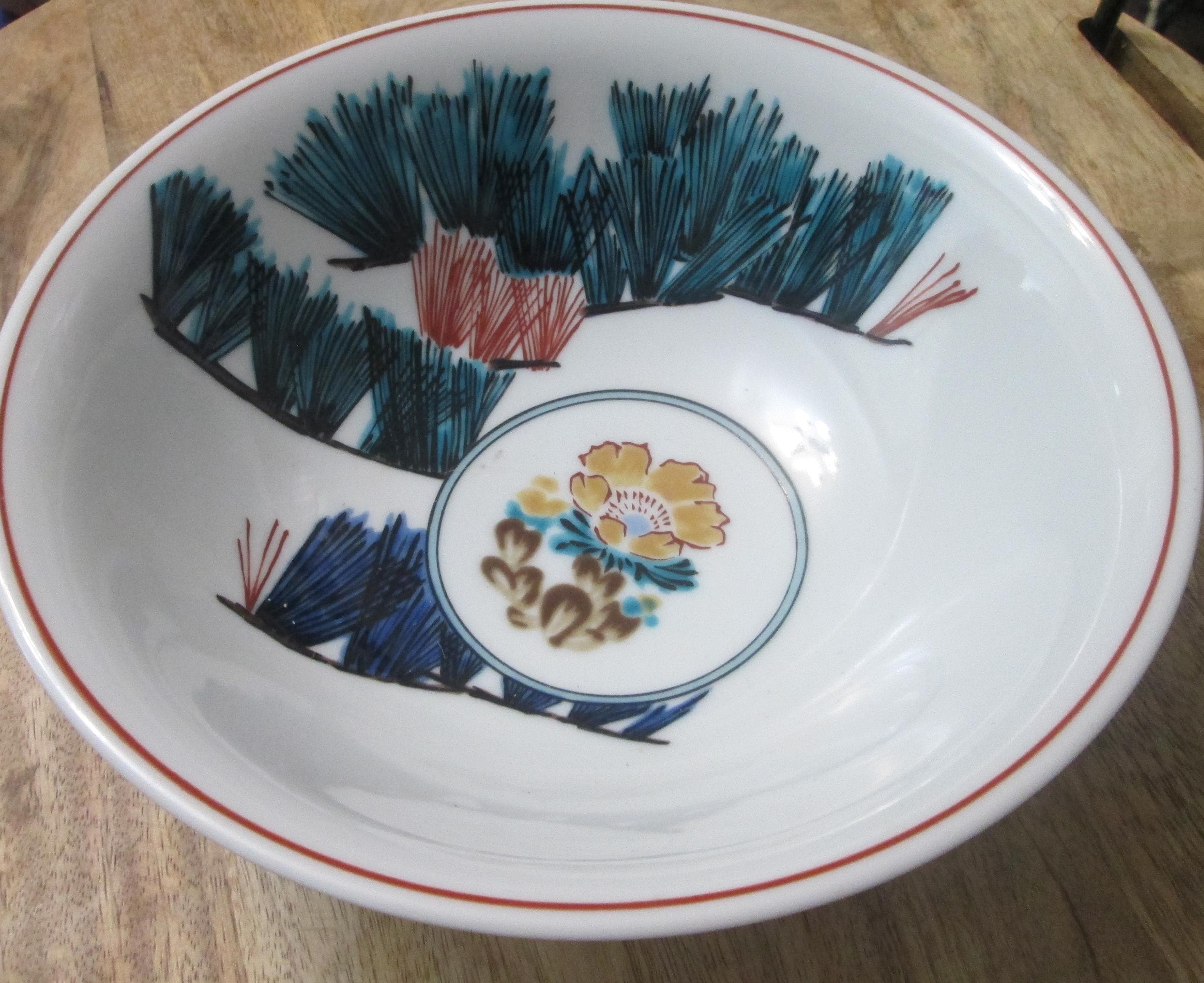 Vintage Japanese Porcelain Bowl - Thumbnail 2