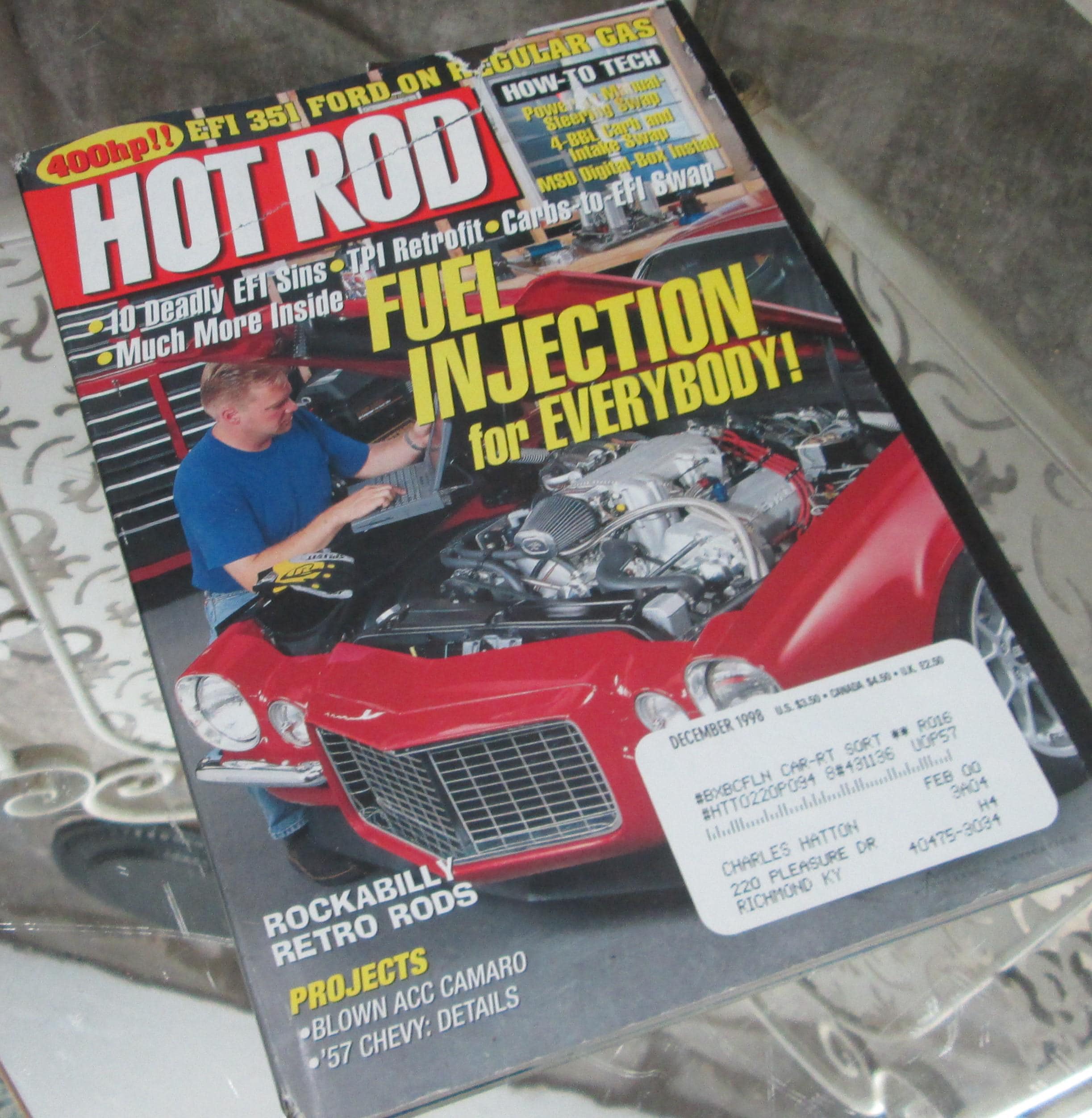 Vintage Hot Rod Magazine December 1998