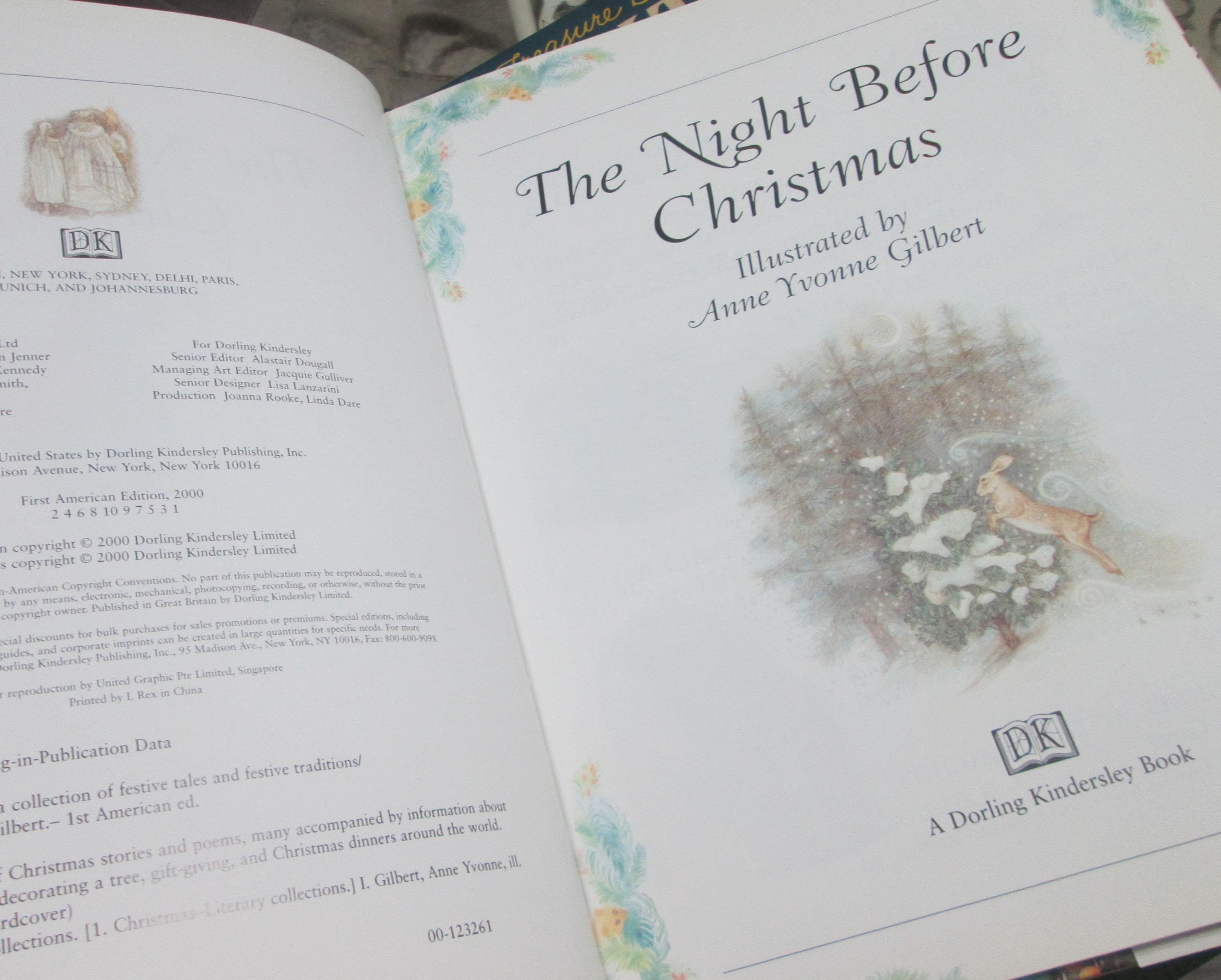 The Night Before Christmas Illustrated by Anne Yvonne Gilbert, 2000 - Thumbnail 2