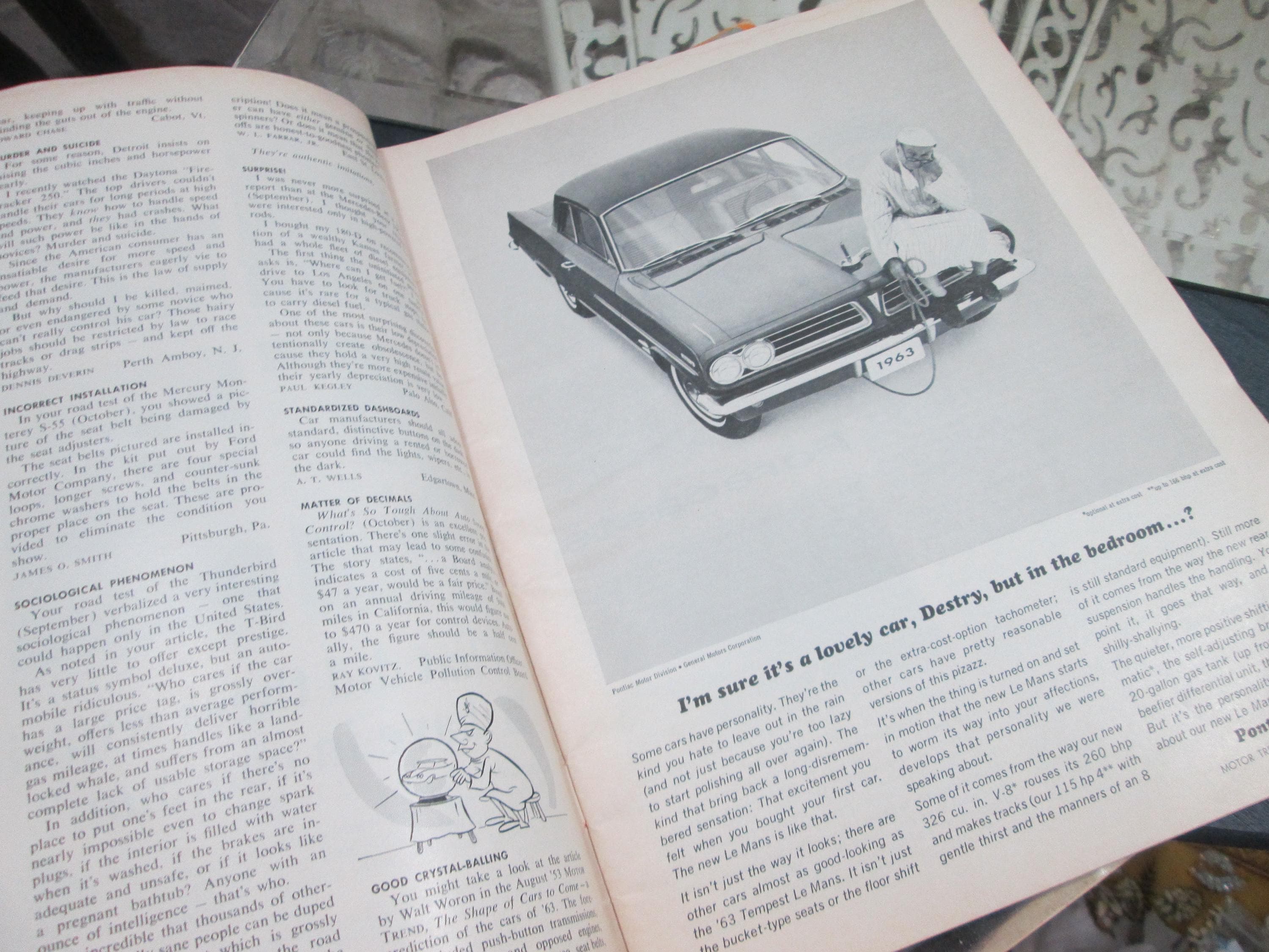 Vintage Motor Trend December 1962, Ford Falcon, Triumph - Thumbnail 4