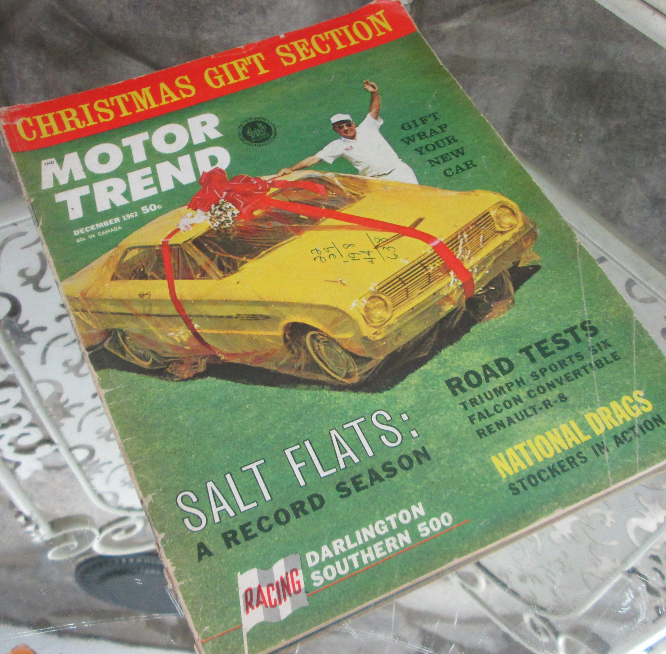 Vintage Motor Trend December 1962, Ford Falcon, Triumph