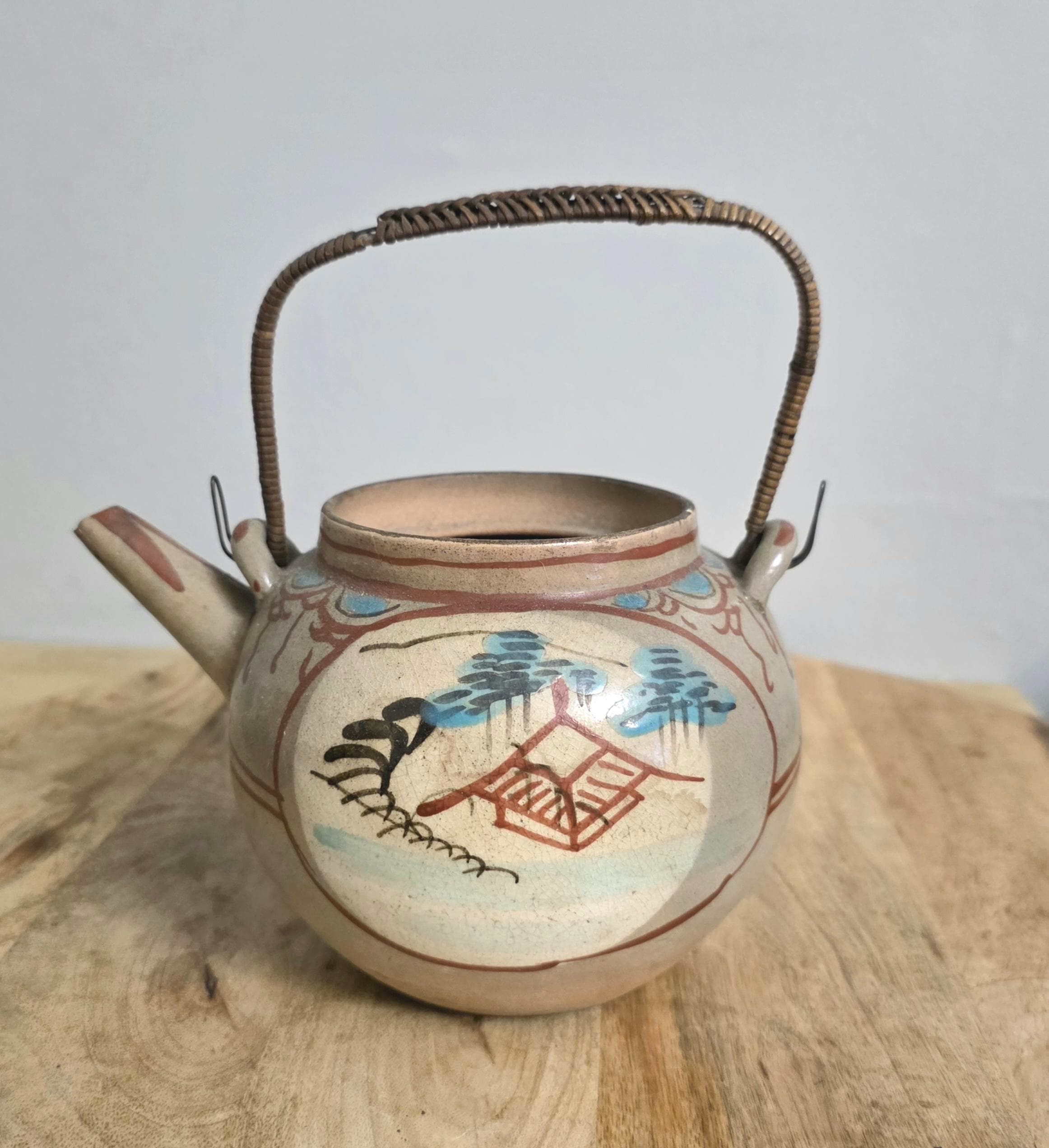 Antique Chinese Clay Rustic Teapot