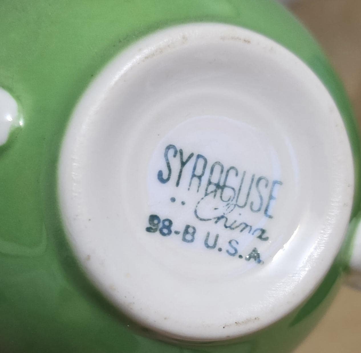 Vintage Dorothy Draper Greenbrier Hotel Syracuse China Restaurant Ware Bullion Cup - Thumbnail 3
