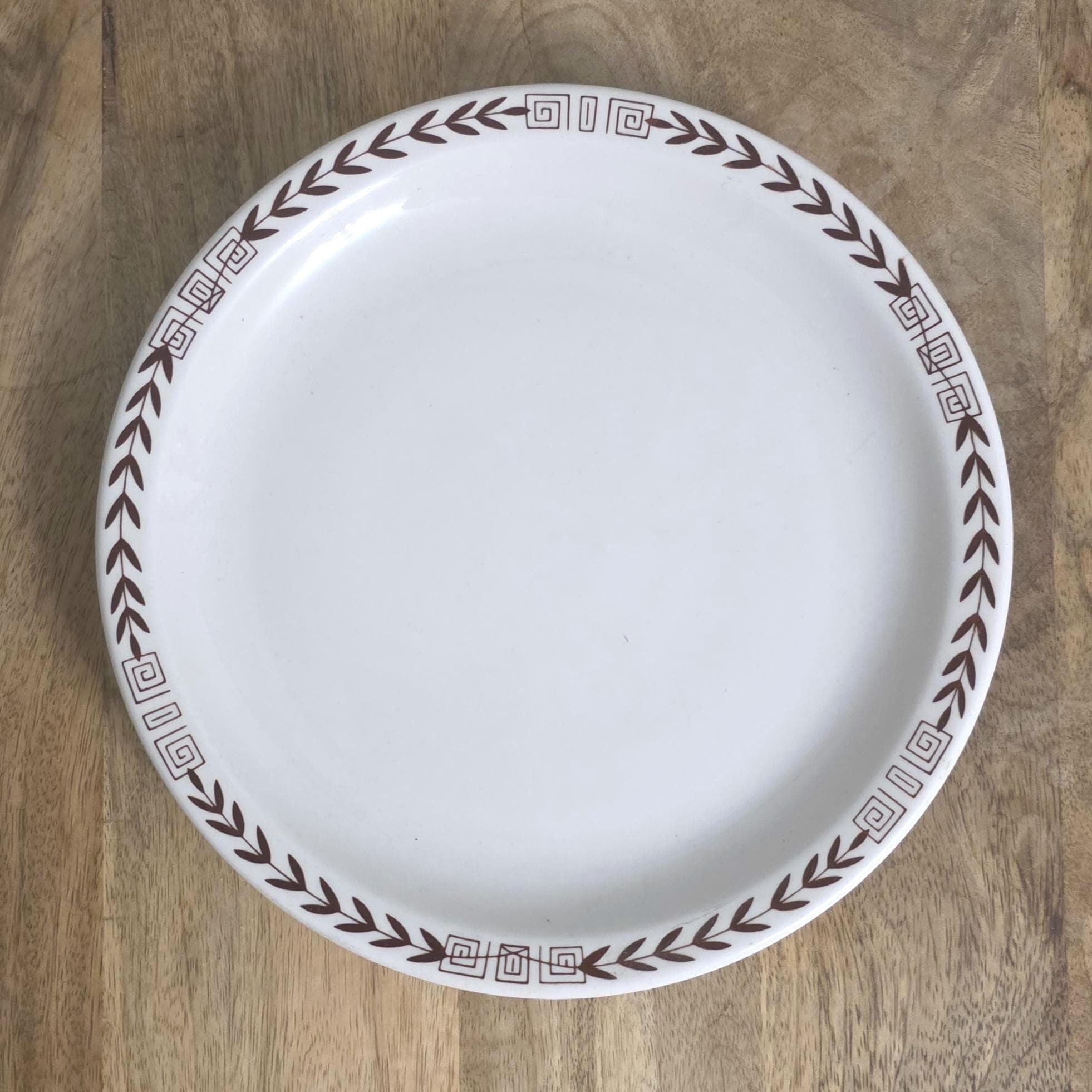 Vintage Tiki Pattern Restaurant Plates - Thumbnail 3