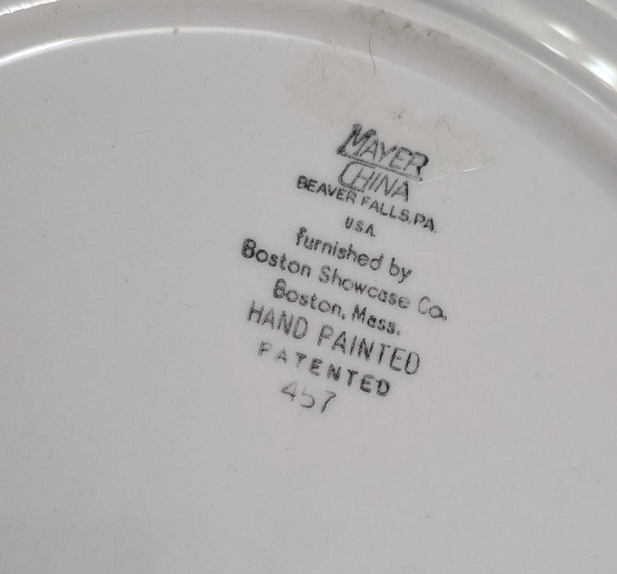 Vintage Mayer China Restaurant Plates - Thumbnail 3