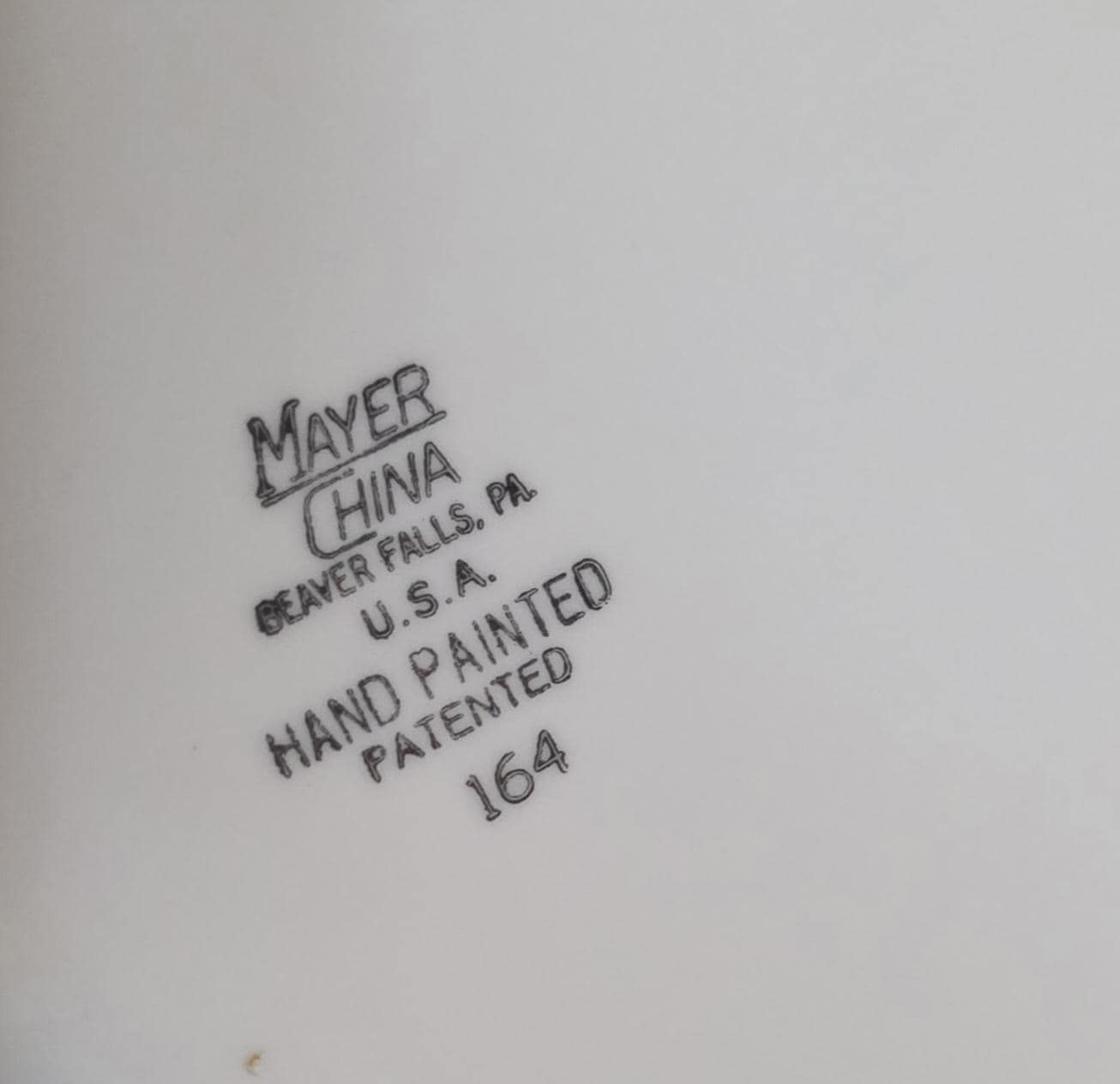 Vintage Mayer China Red Rim Restaurant Plates - Thumbnail 2