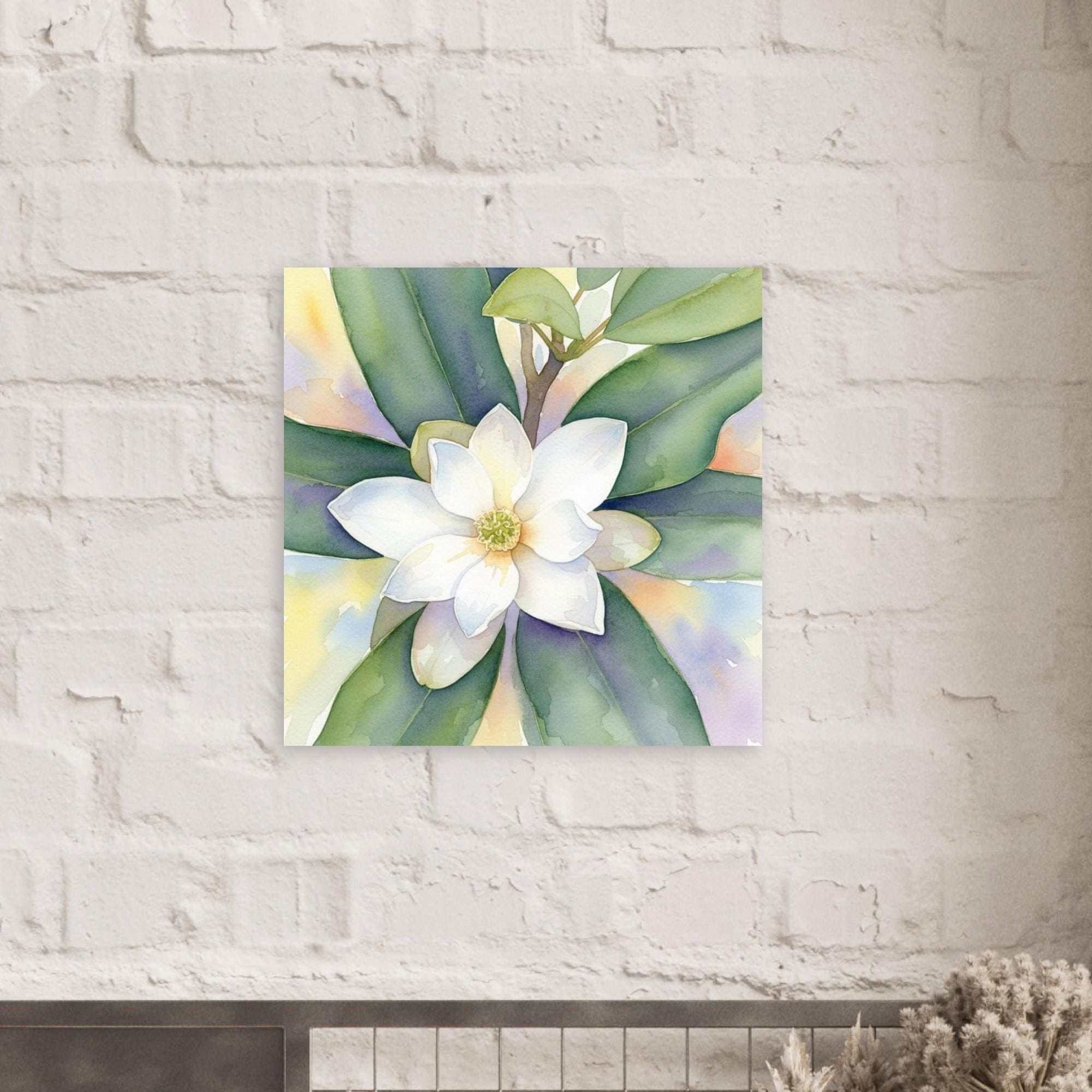 Southern Magnolia Fine Art Print - Botanical Wall Decor, Elegant Flower Art, Floral Nature Poster, Minimalist Plant Wall Art Print