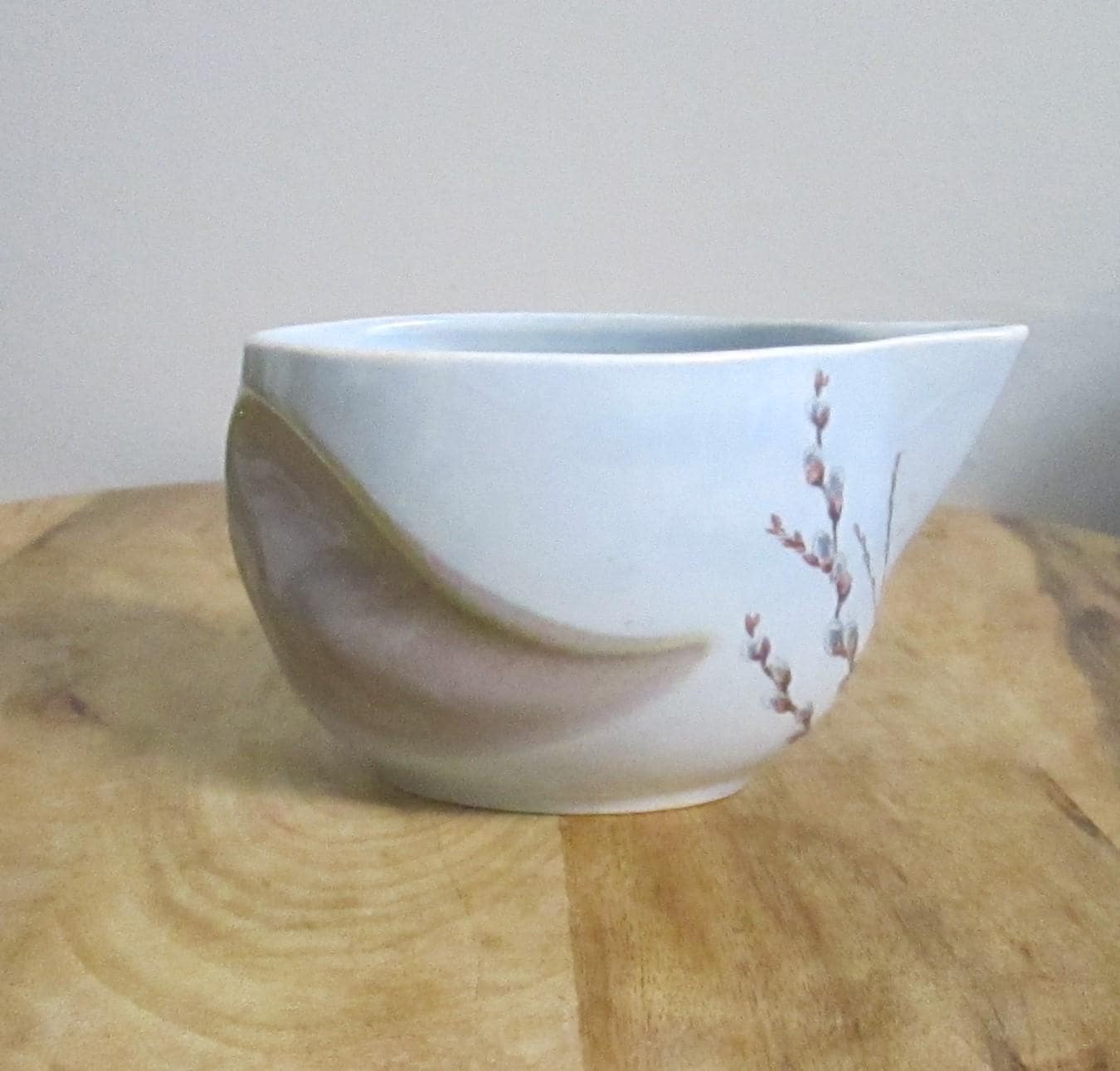 Vintage Willard George Pussy Willow Pattern Creamer - Thumbnail 2
