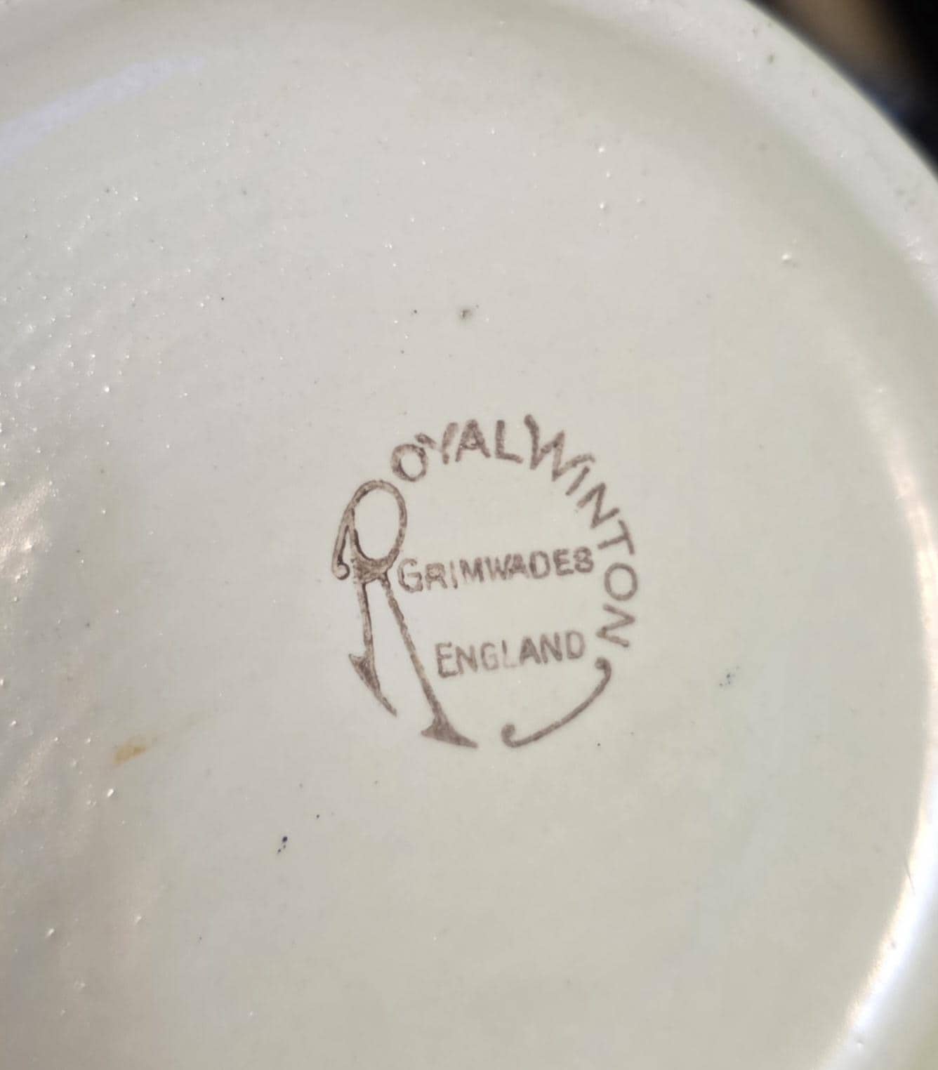 Vintage Royal Winton Oriental Pattern Stoneware Pitcher - Thumbnail 2