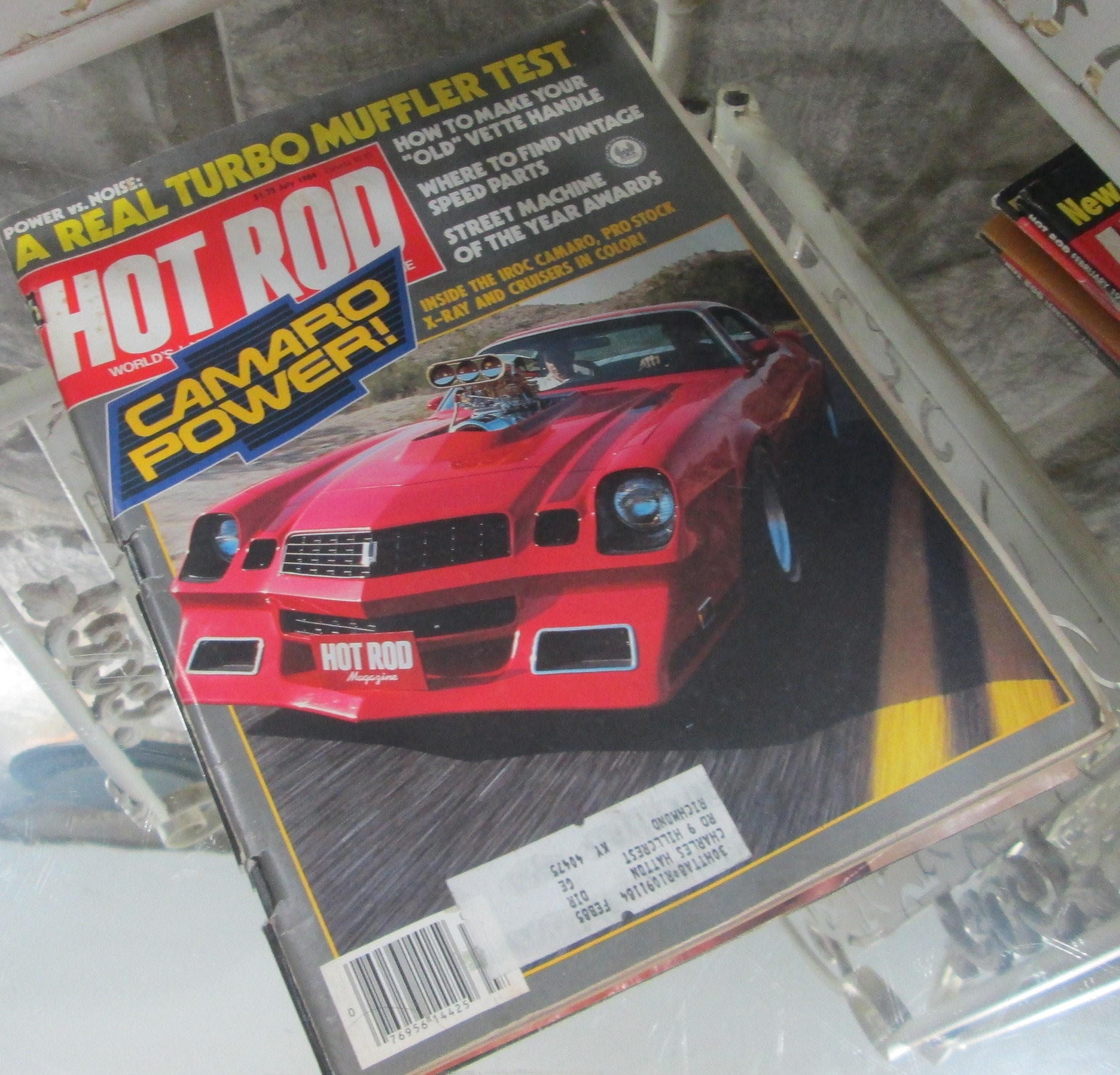 Hot Rod Magazine, July, 1984, Vintage Magazine