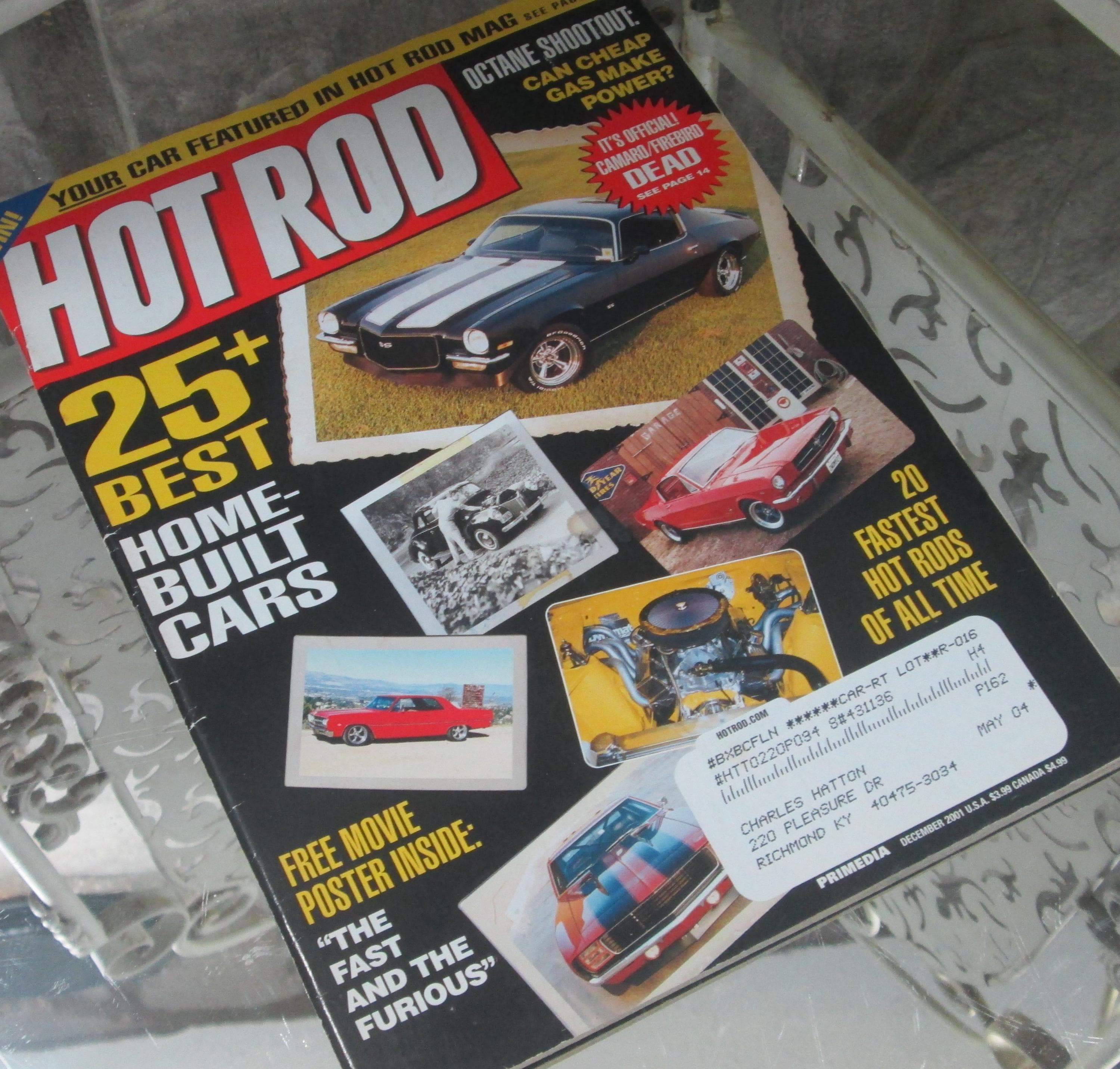 Vintage Hot Rod Magazine, December 2001