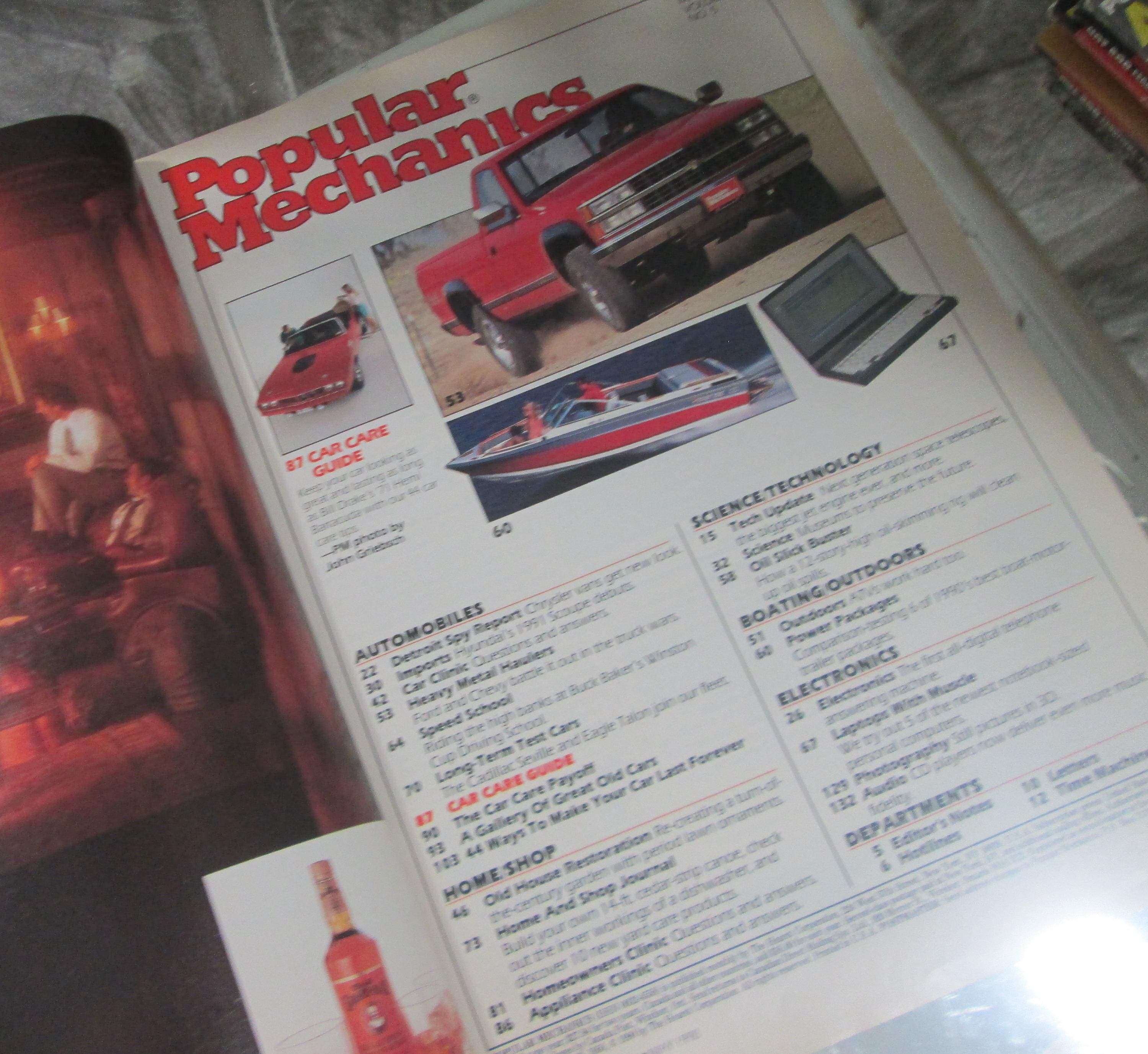 Popular Mechanics May 1990 Vintage Magazine - Thumbnail 2