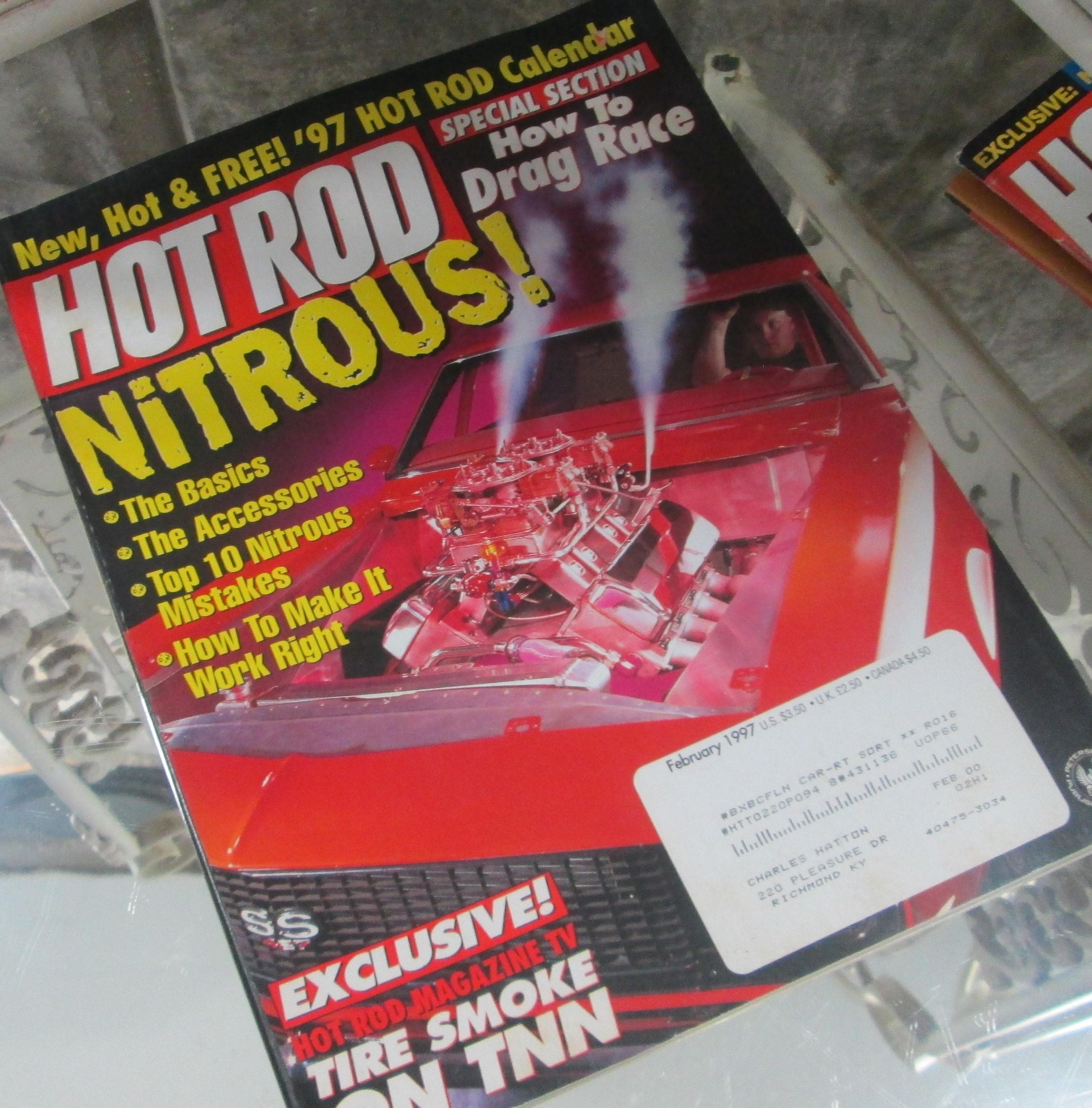 Hot Rod Magazine, February 1997, Vintage Magazine