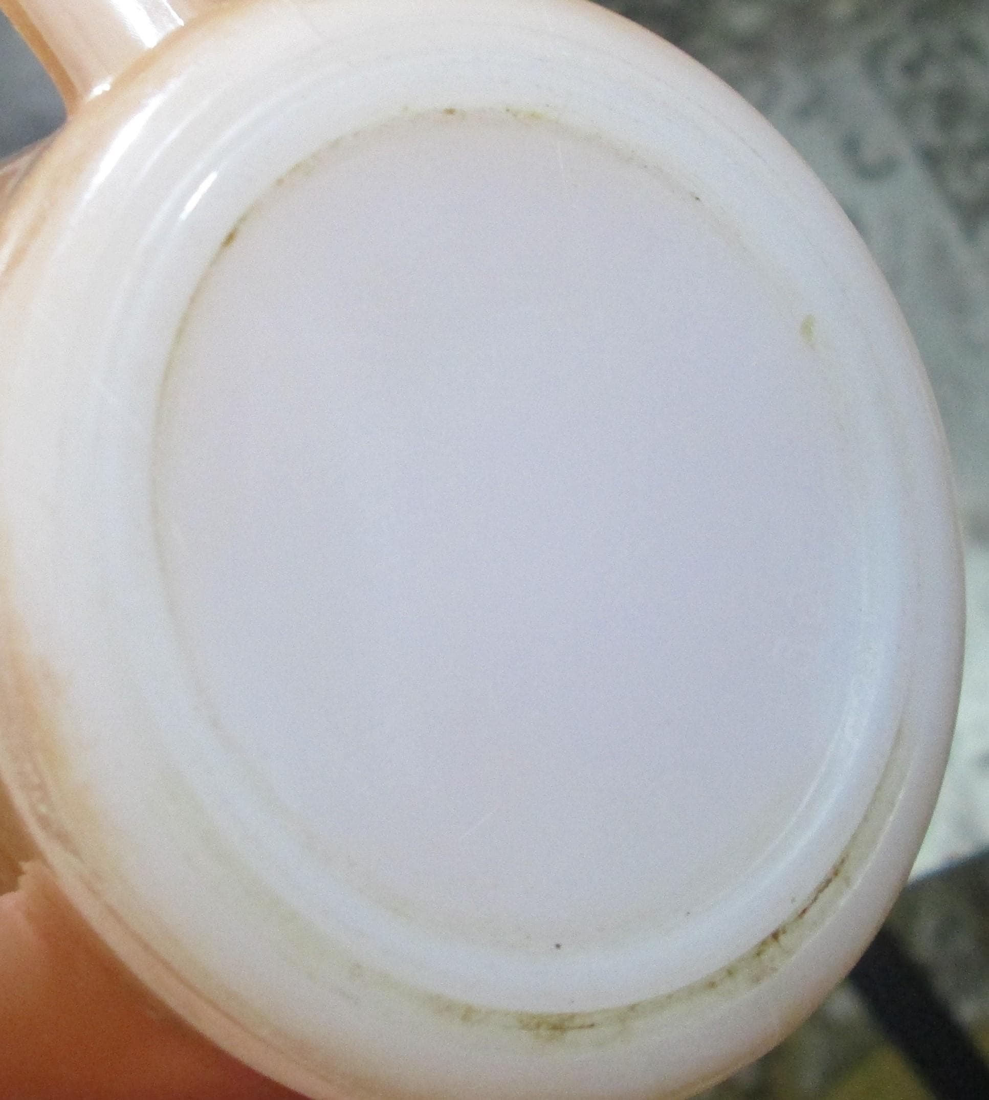 Vintage Peach Luster "G" Initial Mug - Thumbnail 4