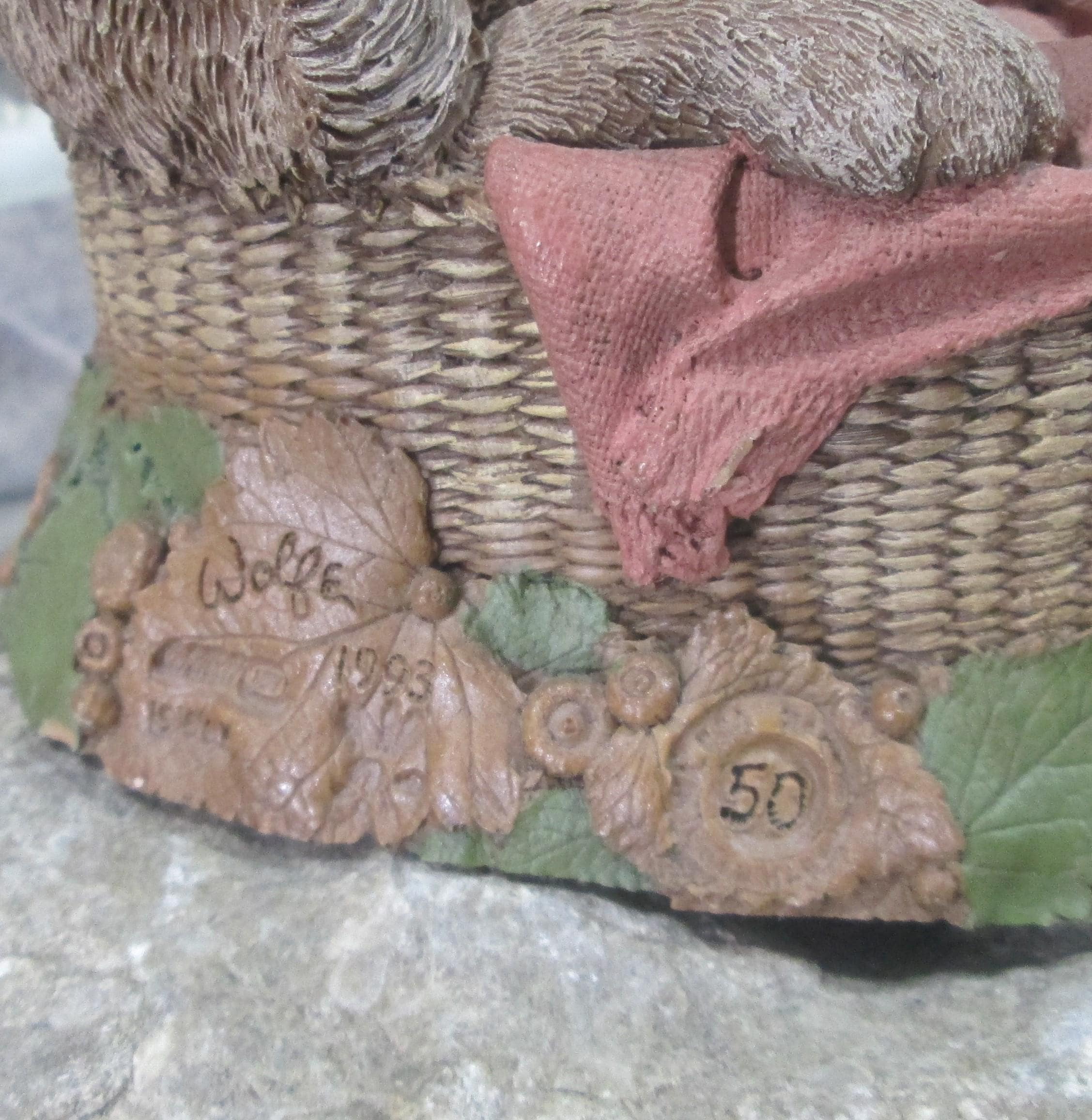 Vintage Tim Wolfe "Amanda" Kitten Figurine, 1993 - Thumbnail 2