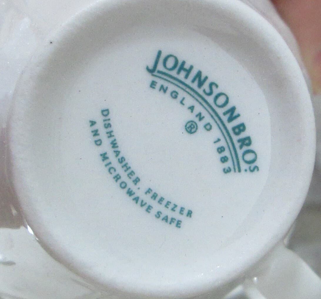 Johnson Brothers Regency White Cup and Saucer - Thumbnail 2
