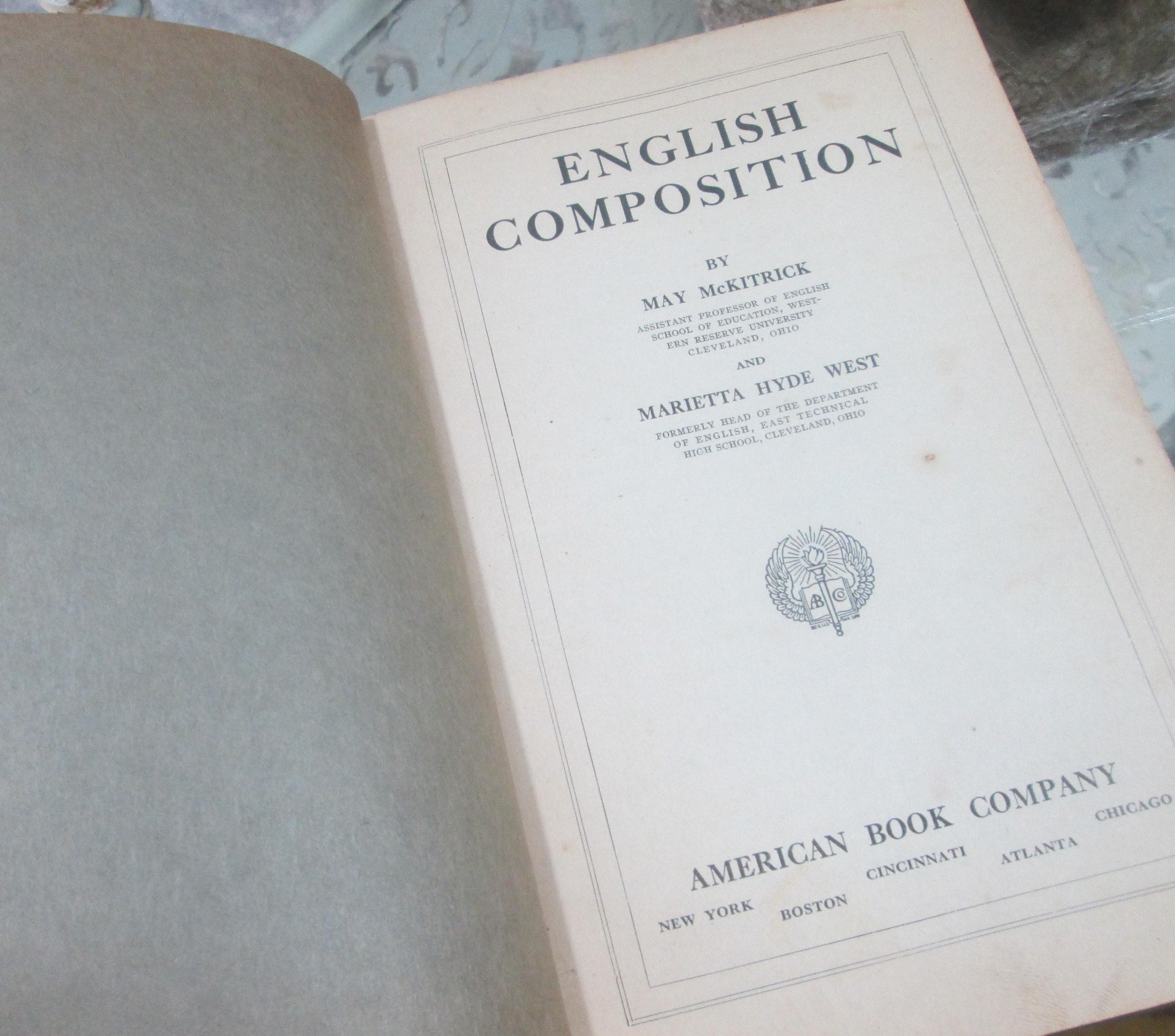 English Composition by McKitrick and West, 1930, Vintage Textbook - Thumbnail 3