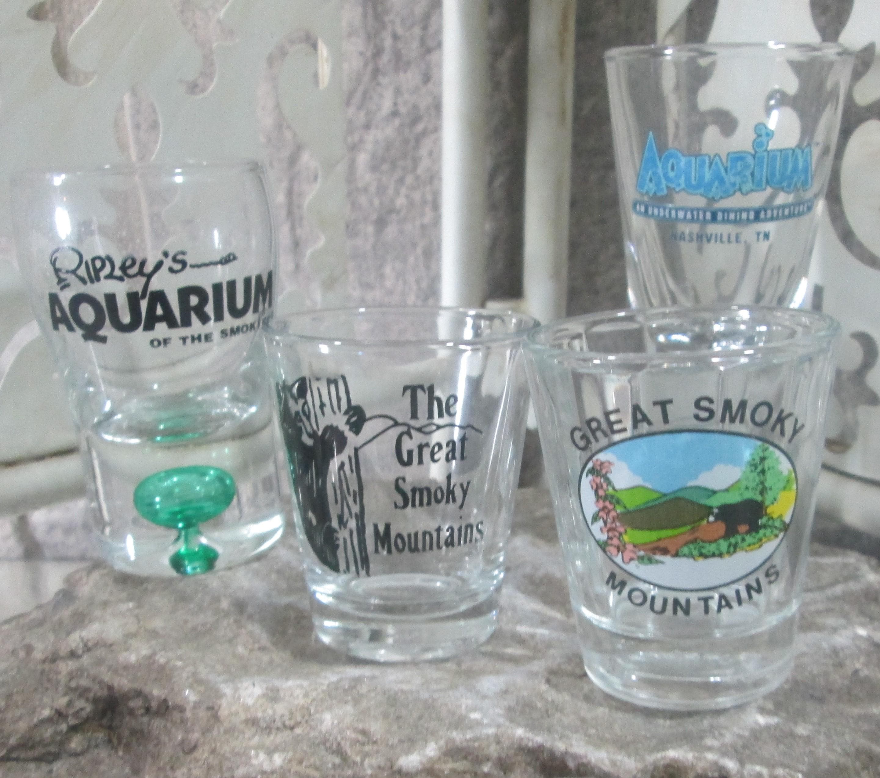 Vintage Tennessee Themed Shot Glasses, Lot of 7 - Thumbnail 2