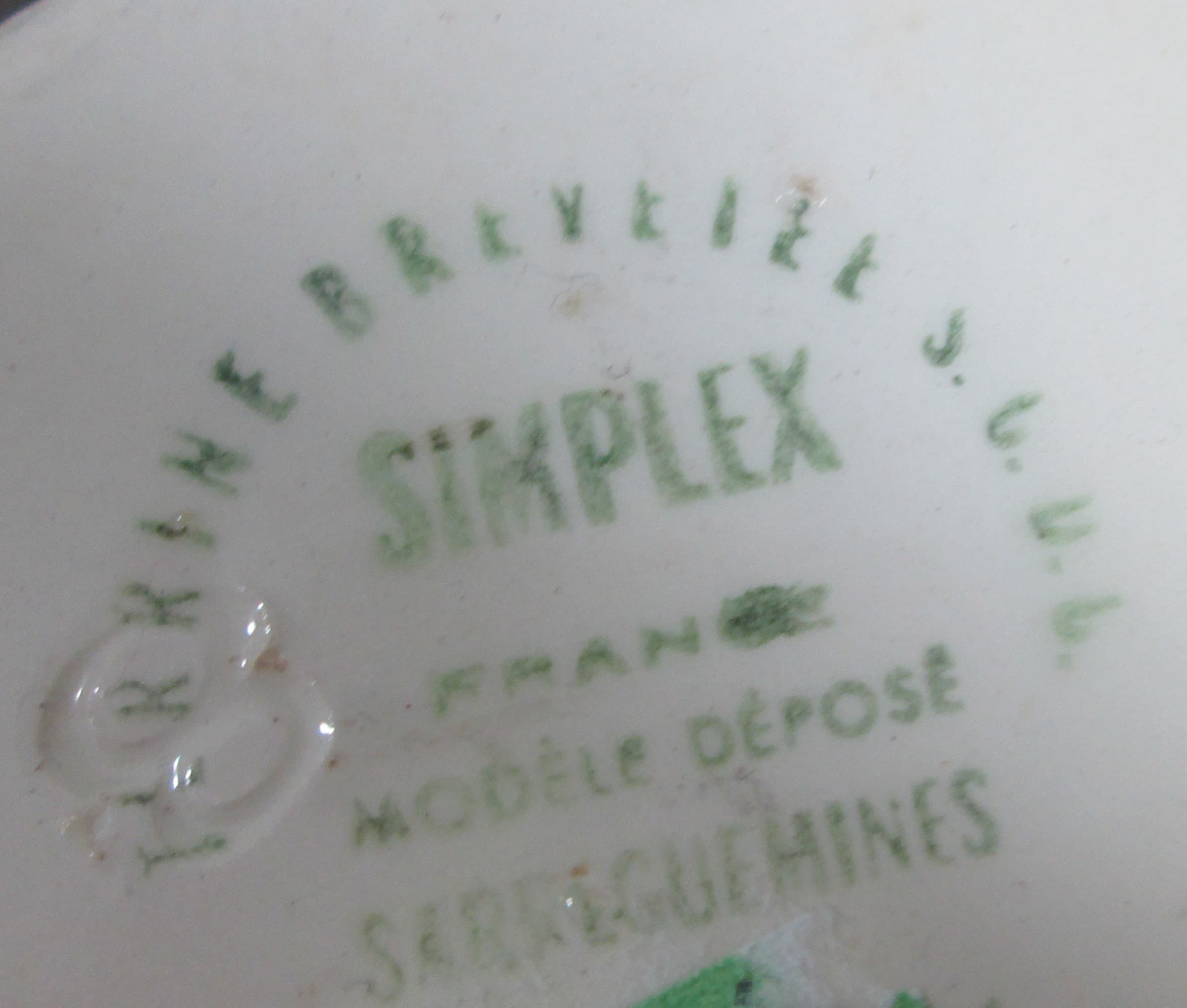 Vintage Simplex France Stoneware Crock - Thumbnail 3